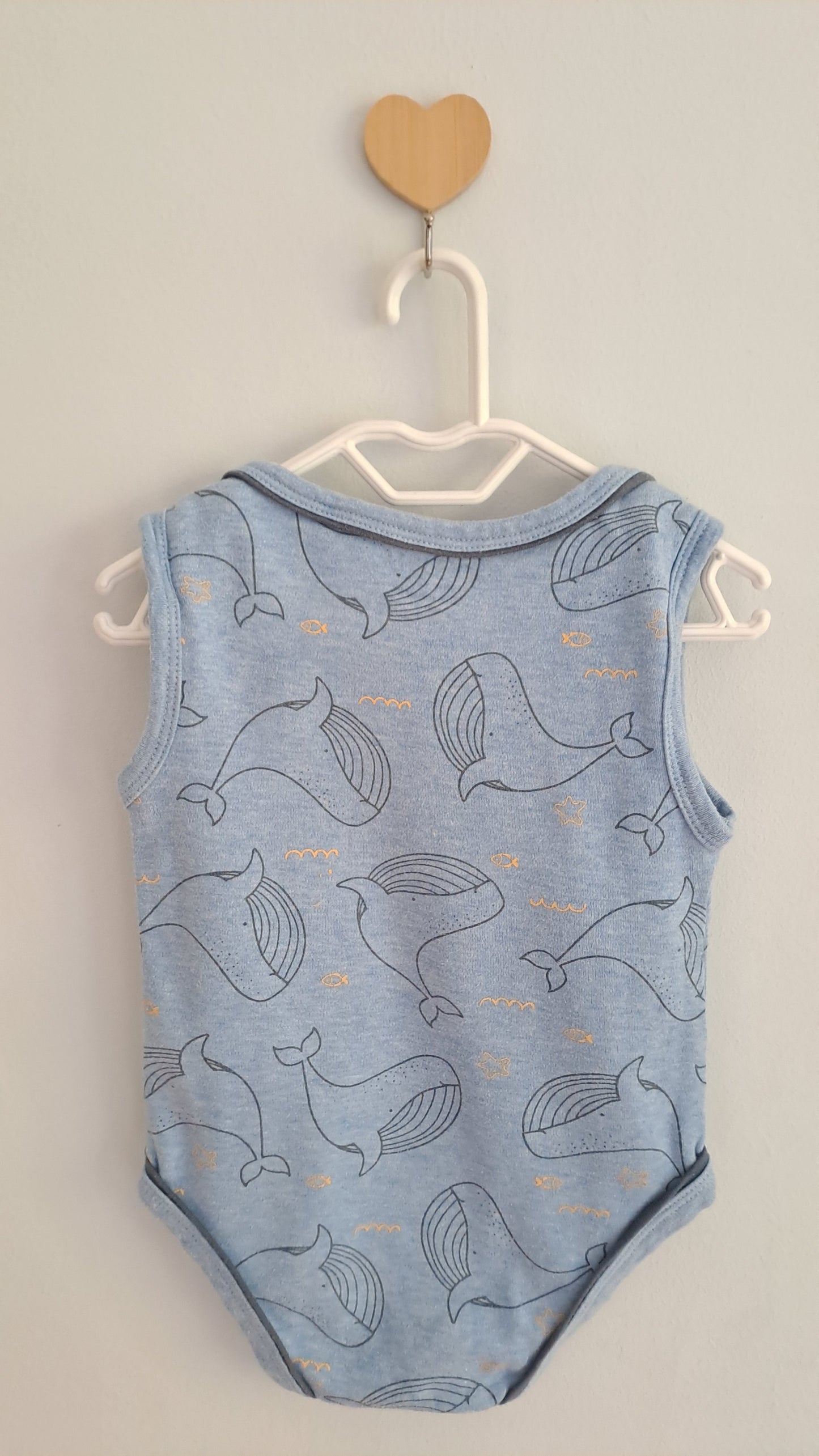 Whale Babygrow Juniors 6-9 Months
