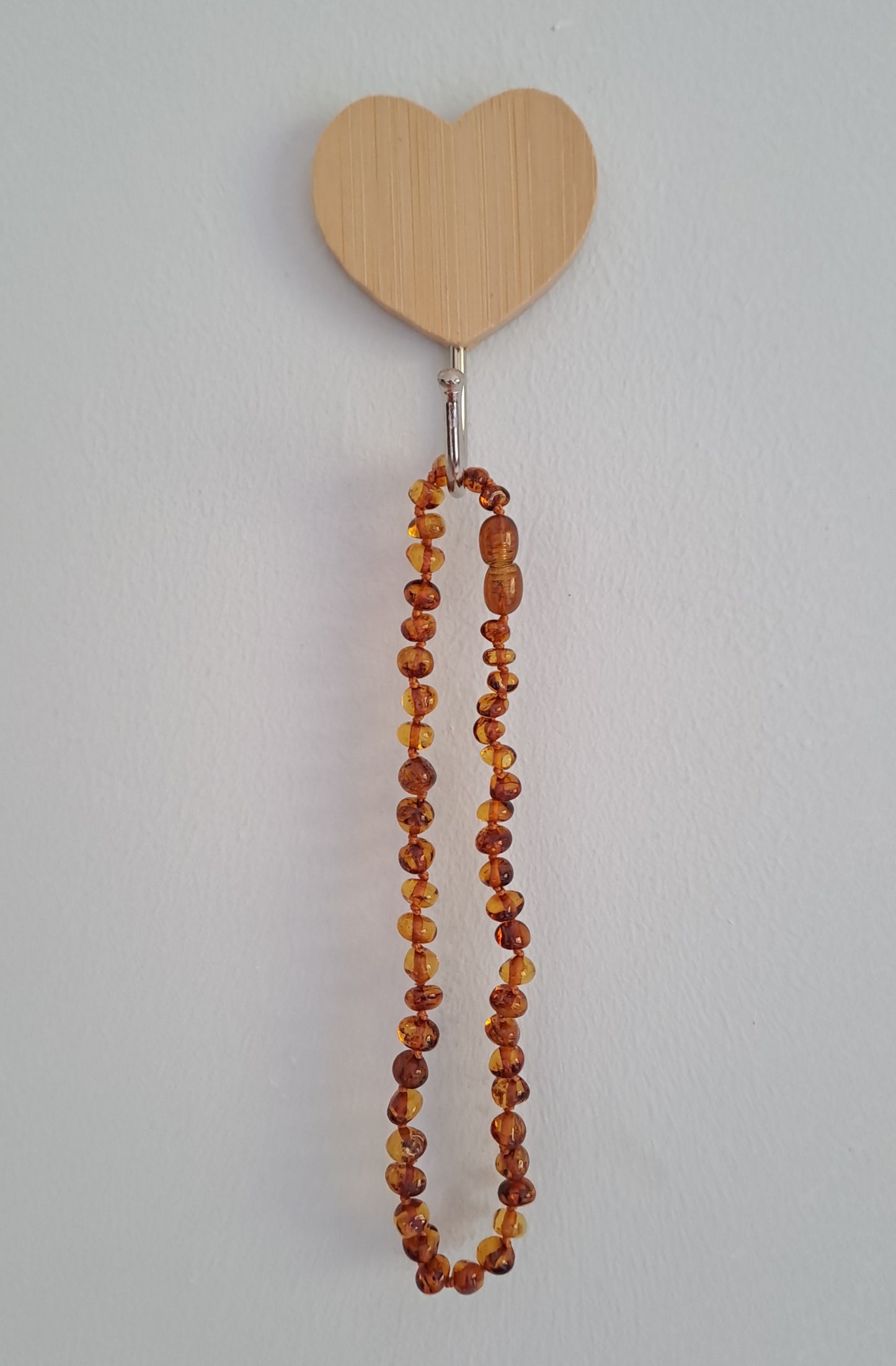 Baltic Amber Teething Necklace - Cognac