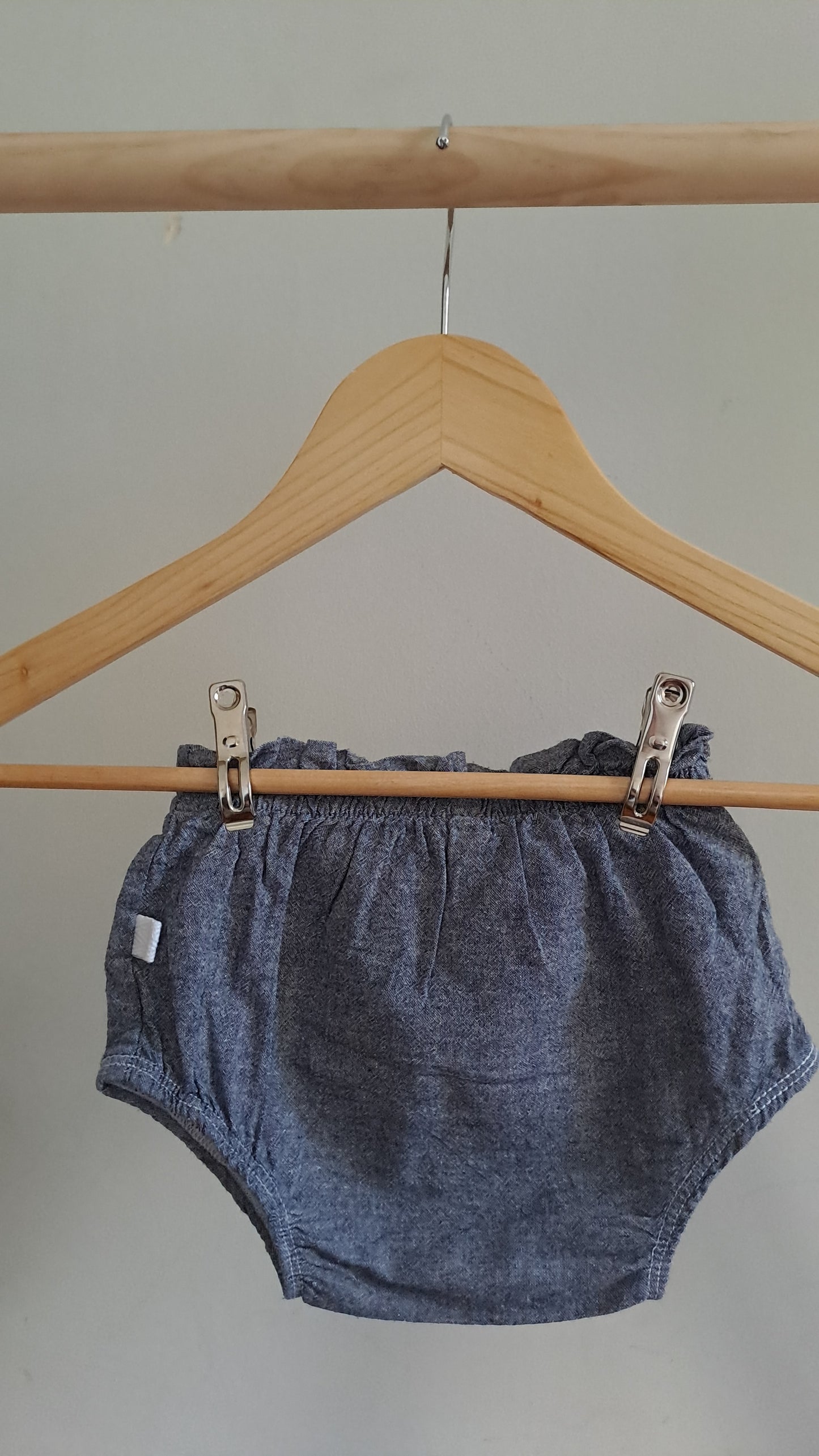Denim Baby Bloomers or Nappy Cover Local Brand CFC 3-6 Months