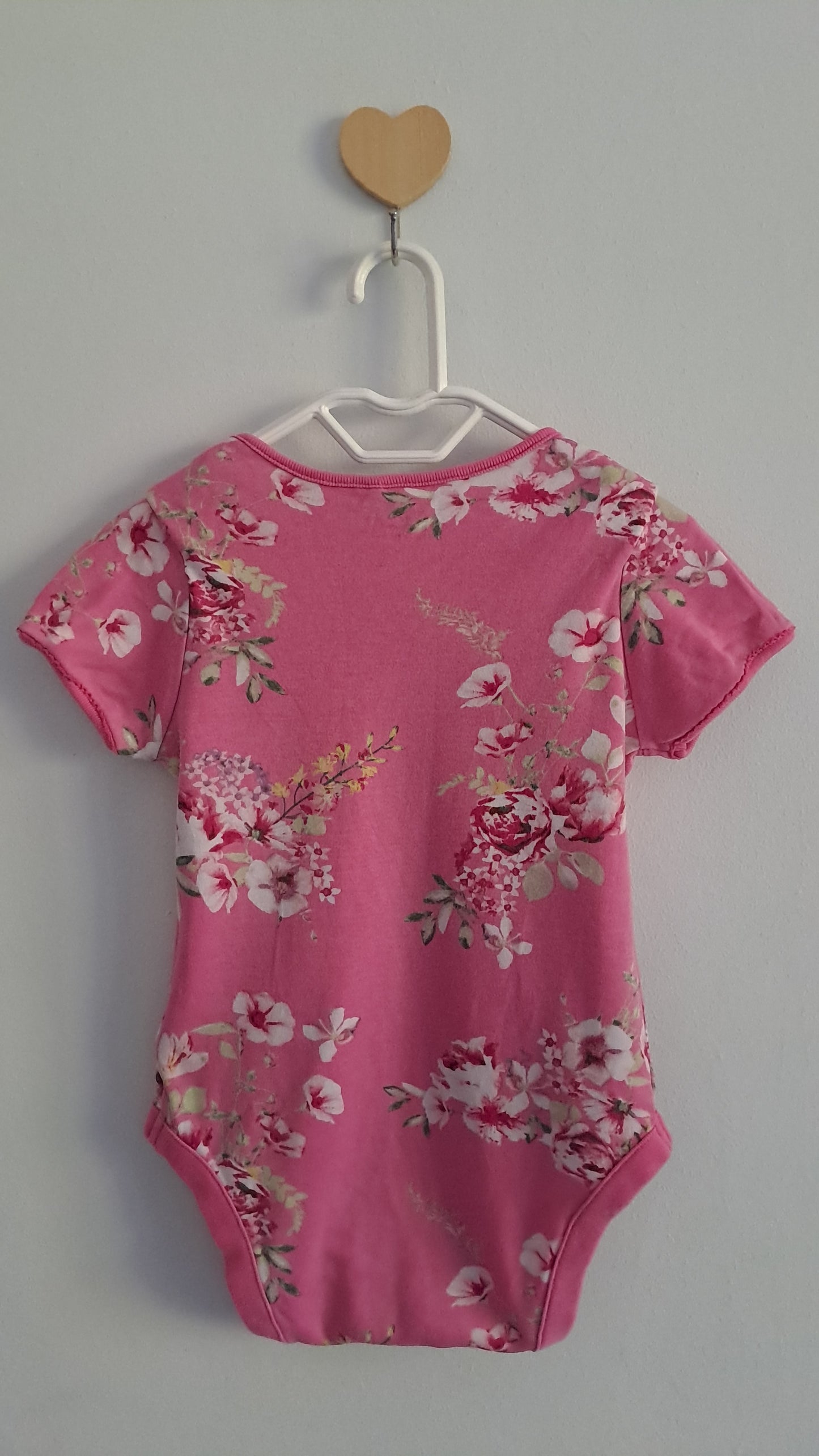 Floral Pink Bodysuit Next 9-12 Months