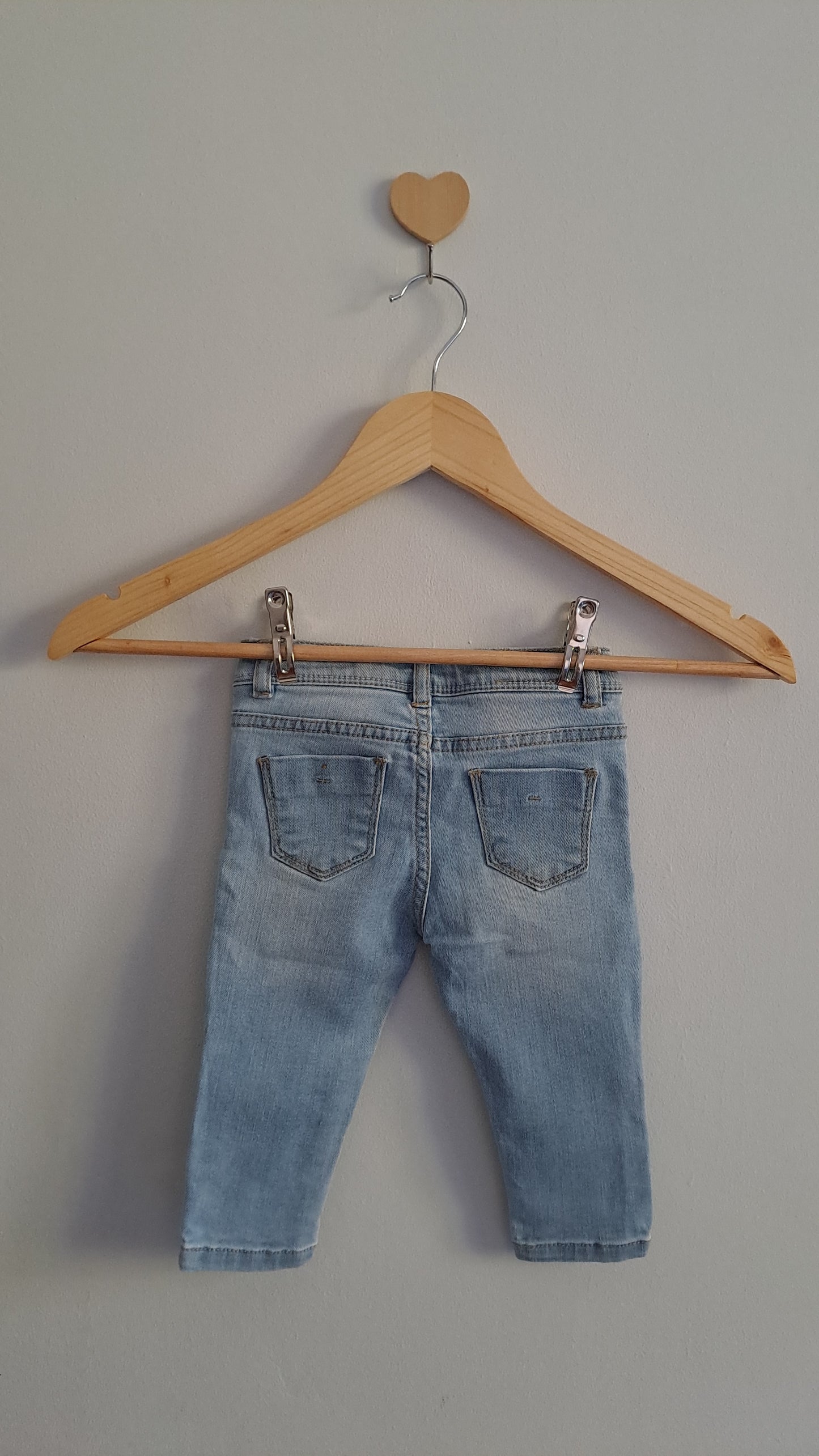 Lightwash Denim Girls Jean Zara 6-9 Months