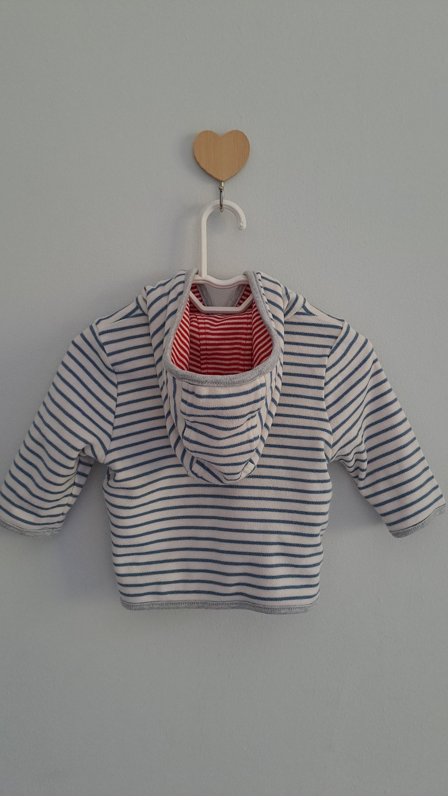 Bornino Reversible Baby Jacket with Elephant 0-3 Months