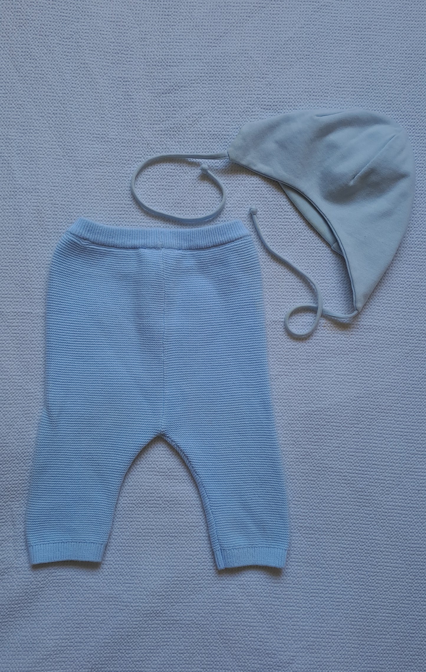 Jacadi Paris Baby Knit Set 0-3 Months - Pale Blue