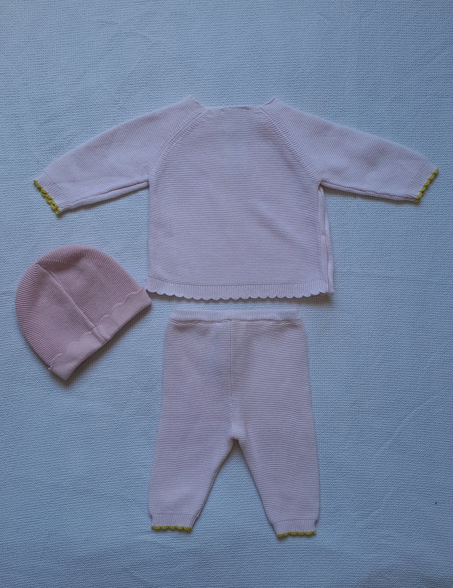 Jacadi "My First Jacadi" Premium Knit Set Pink 0-3 Months