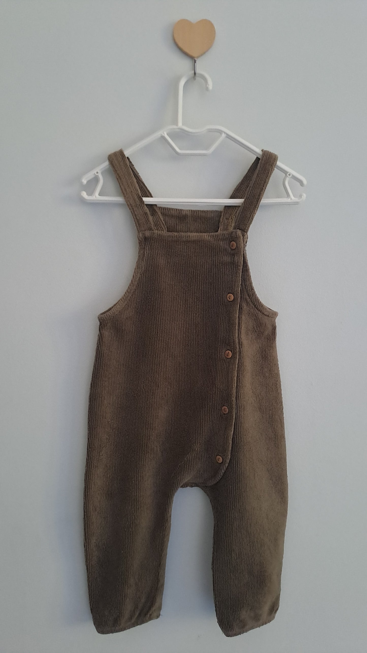 Topomini Corduroy Overalls 6-9 Months