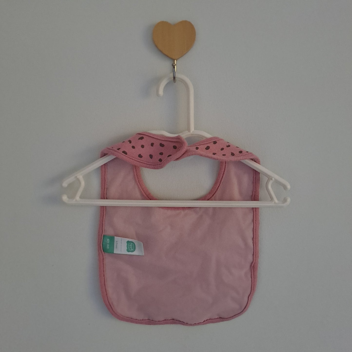 Ackermans Pink Cotton Bib One Size