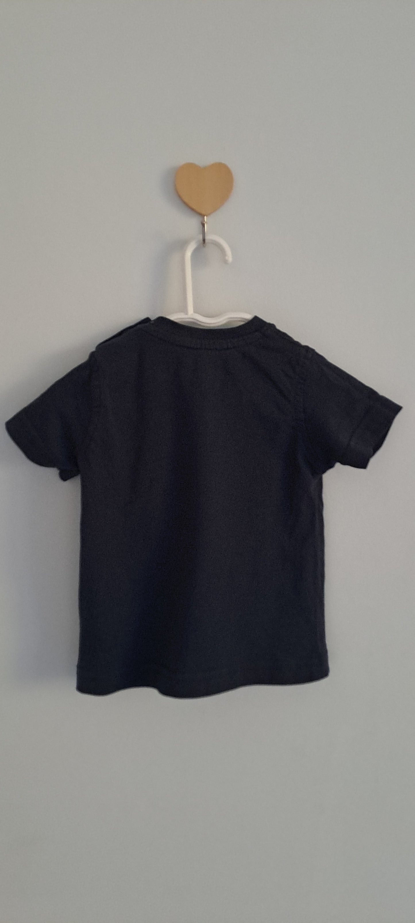 Mothercare Navy Dinosaur Print T-Shirt 1-3 Months