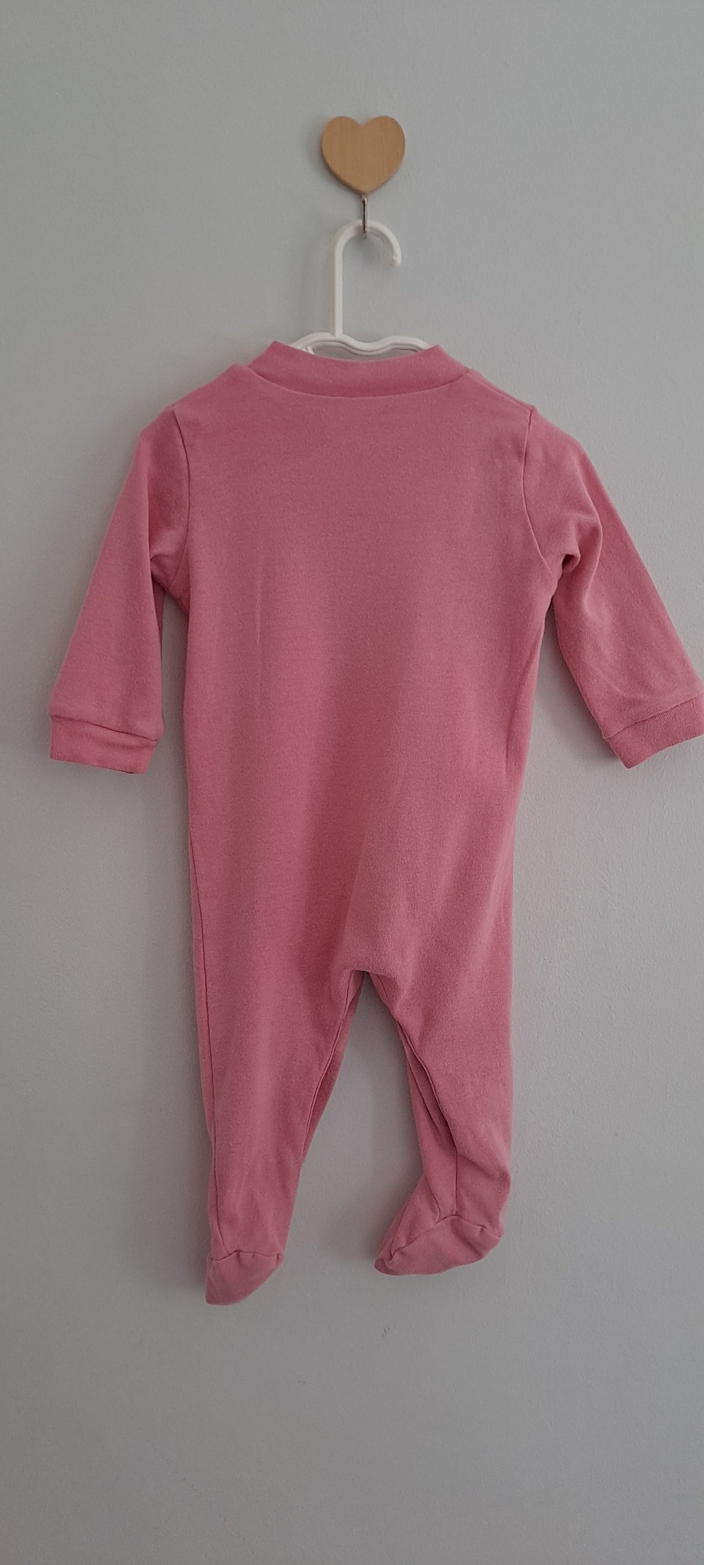 Woolworths Pink Cotton Onesie 3-6 Months