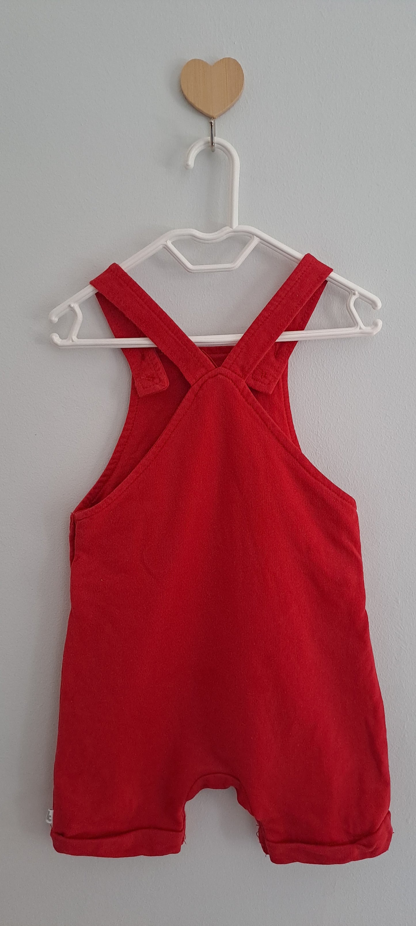 Woolworths Red My First Christmas Reindeer Dungarees 6-12 Months