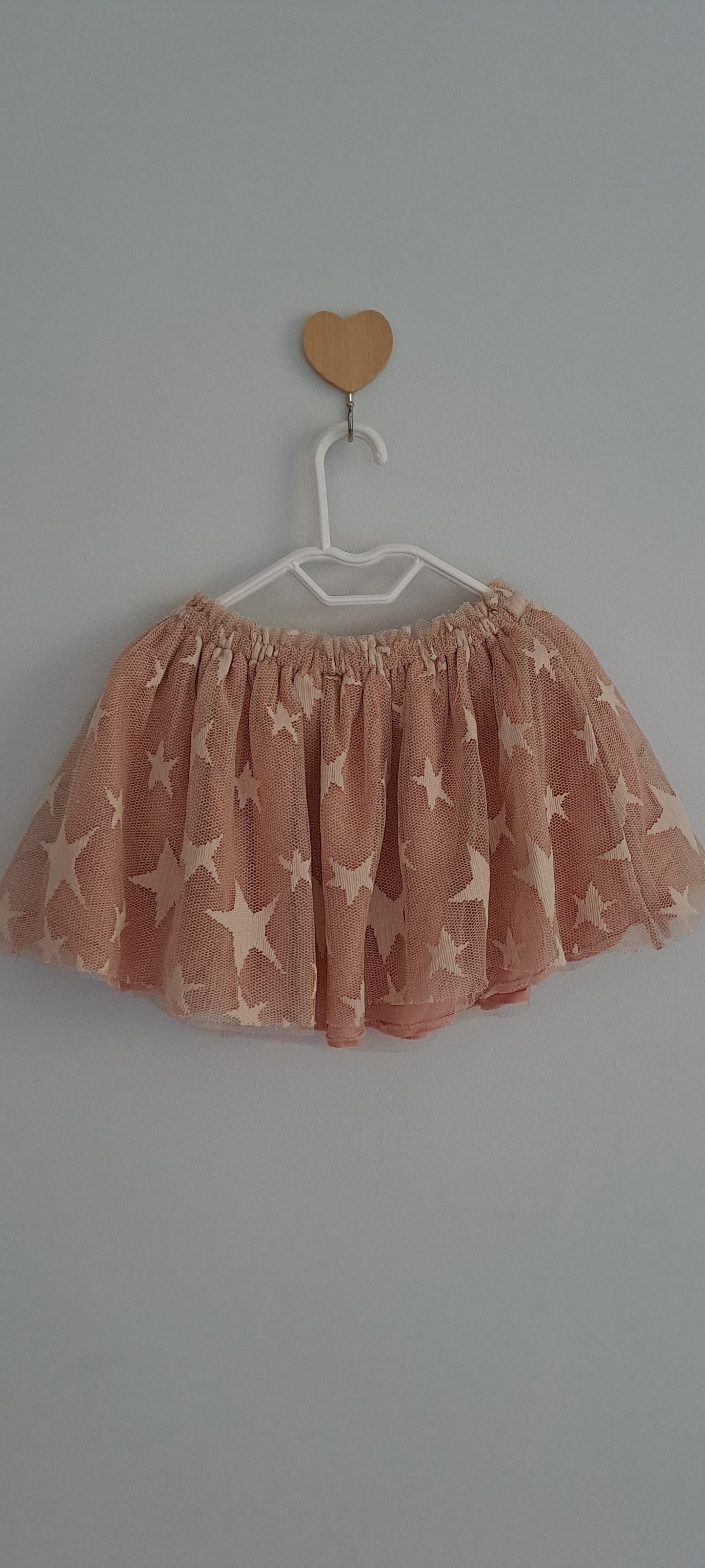 Zara Kids Pink Tulle Star Tutu Skirt 18-24 Months