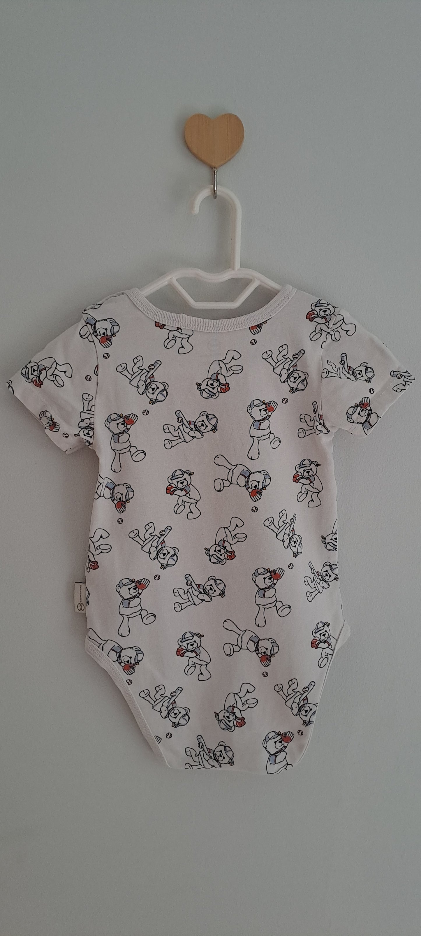 Steiff All-Over Bear Print Bodysuit 68 (3-6 Months)