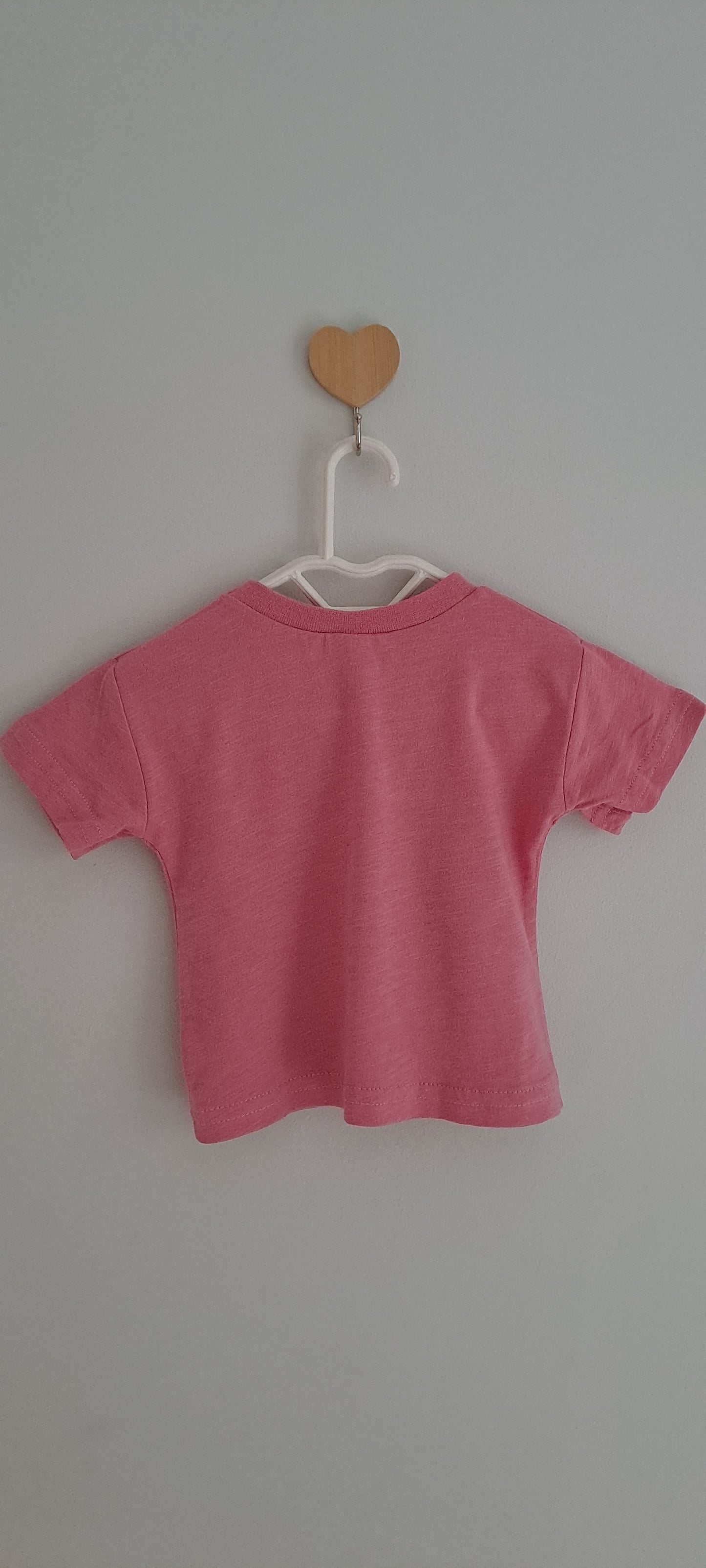 Tiny Tots Pink Dinosaur Hearts T-Shirt 3-6 Months