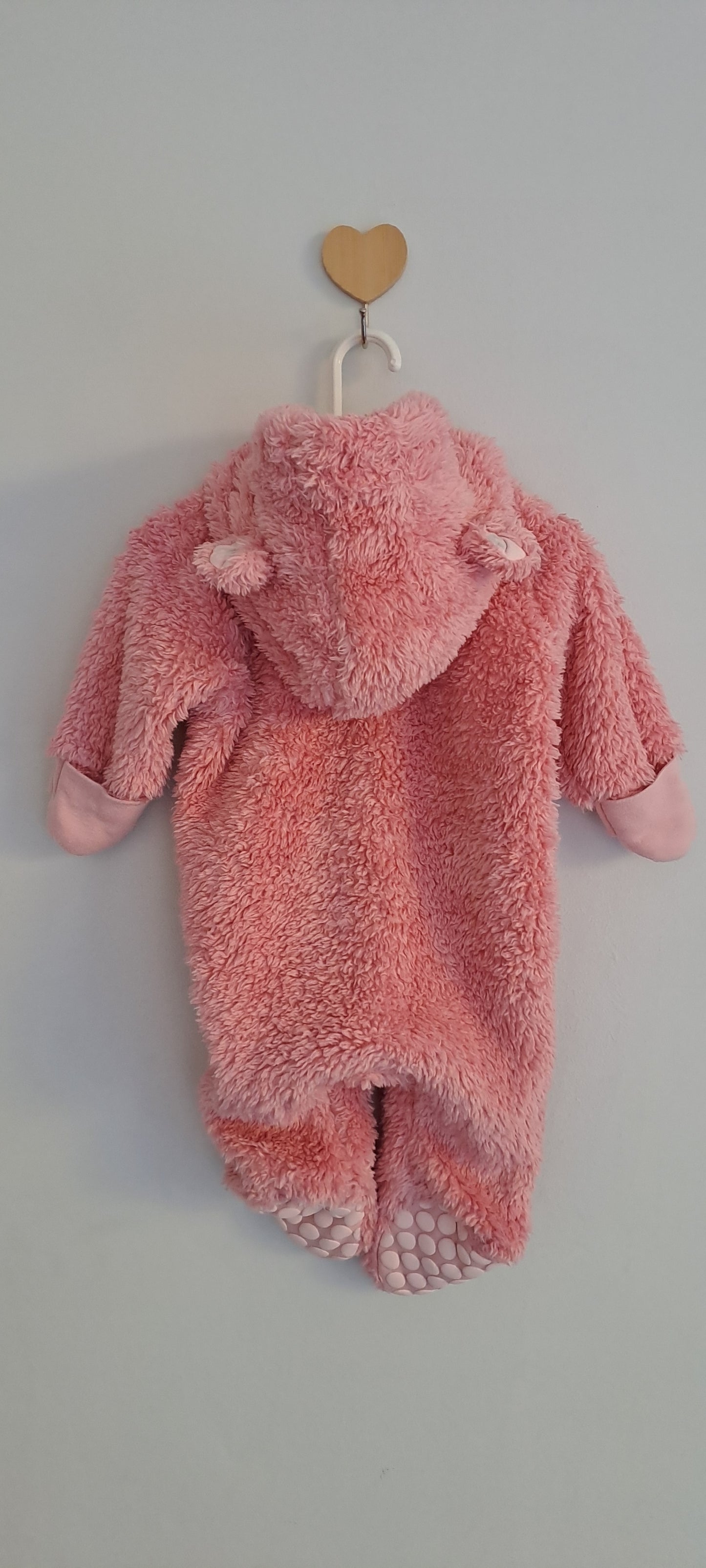 Woolworths WooliesBabes Pink Fleece Zip Sleepsuit Newborn