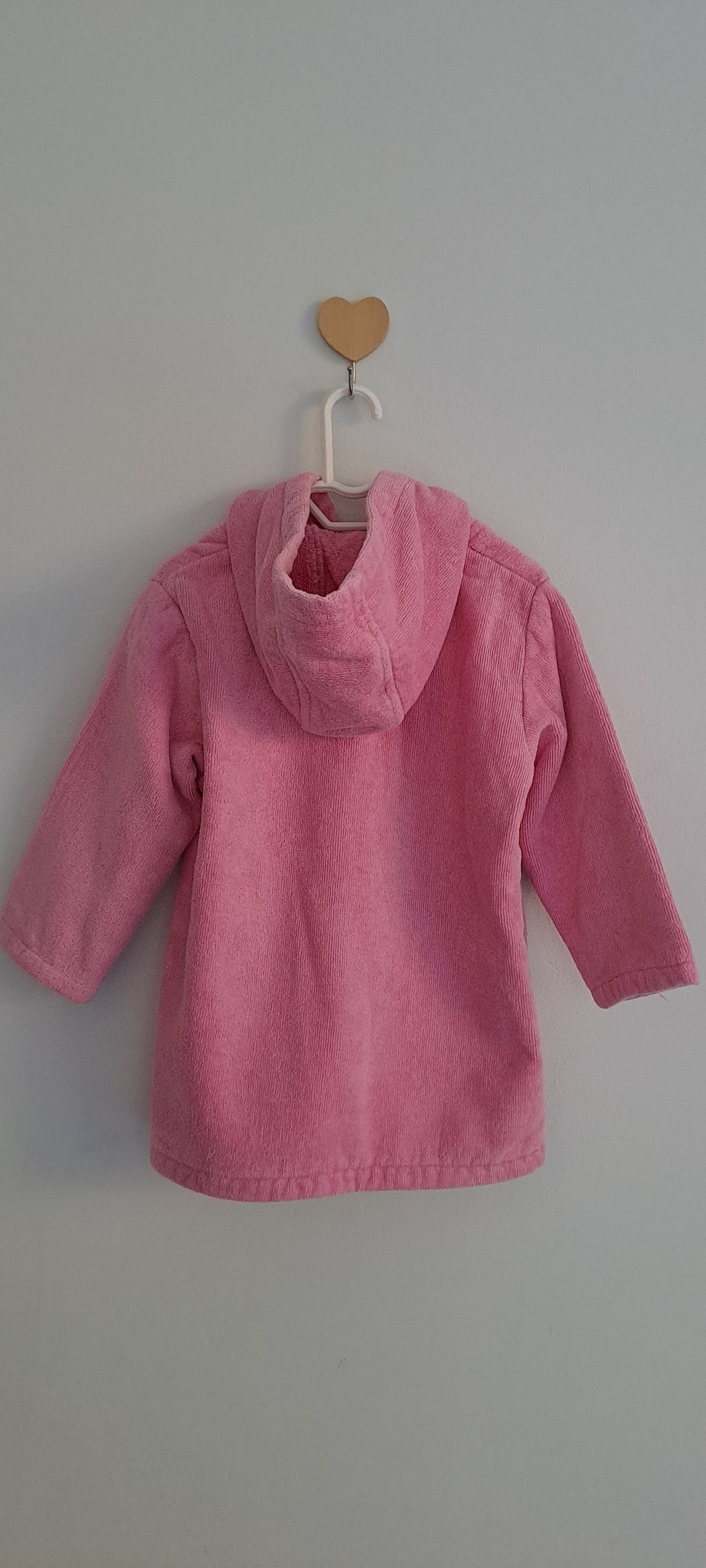 MooMoo Pink Towelling Swim Gown 1-2 Years