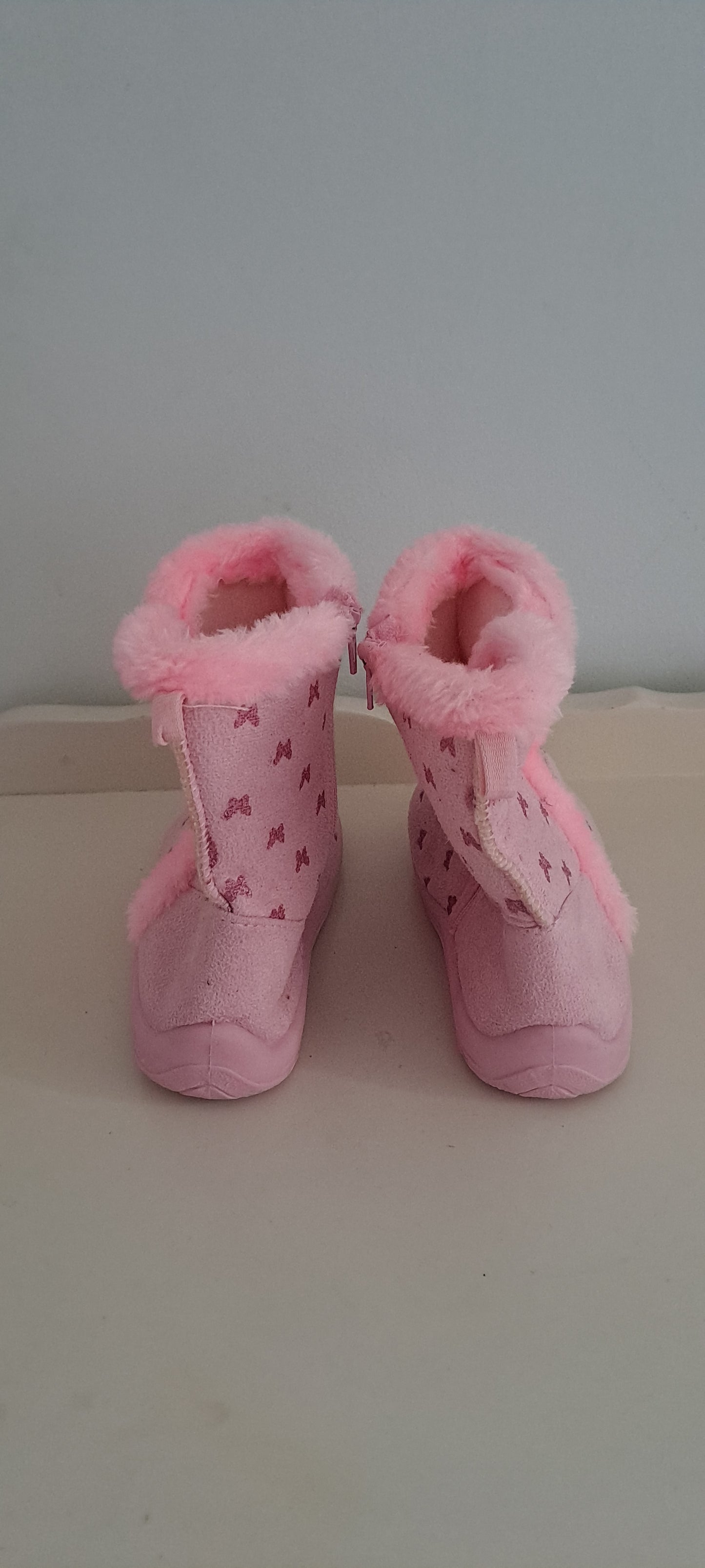 Yippi Butterfly Fur-Trim Boots UK 7