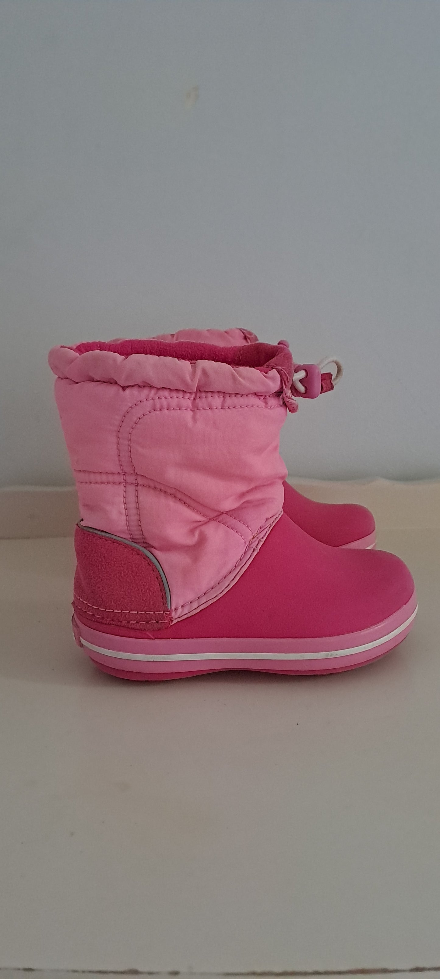 Crocs Crocband Lodgepoint Boot Candy Pink UK 7 (C7)