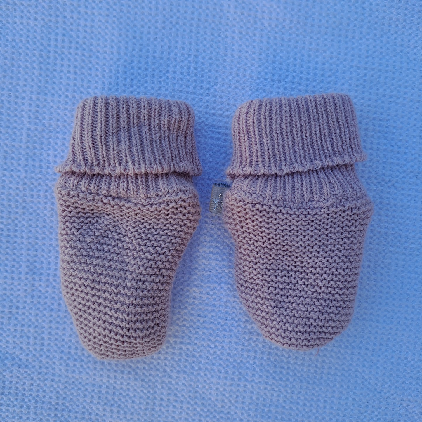 Soft Garter-Stitch Baby Booties Newborn