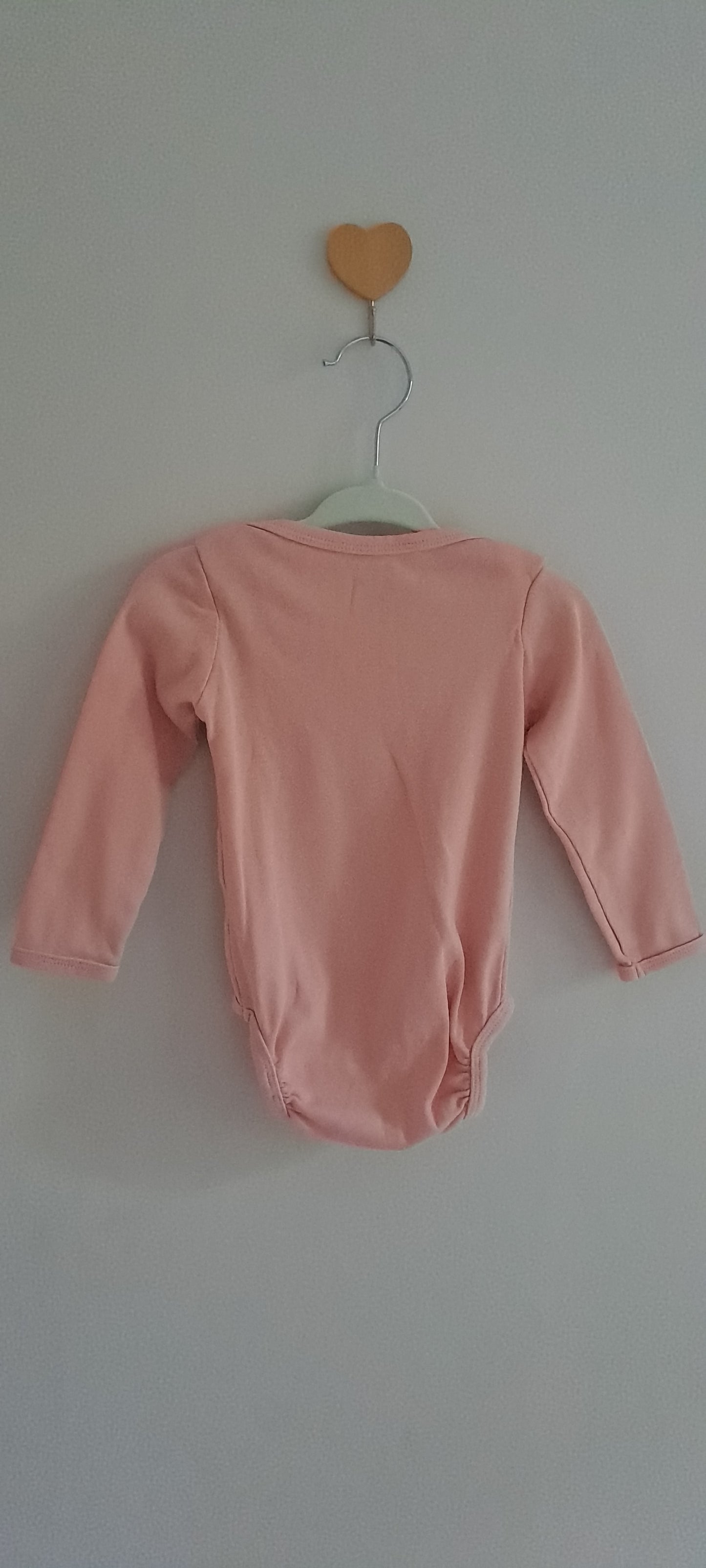 Mads & Mette Essential Pink Long-Sleeve Bodysuit 6-9 Months