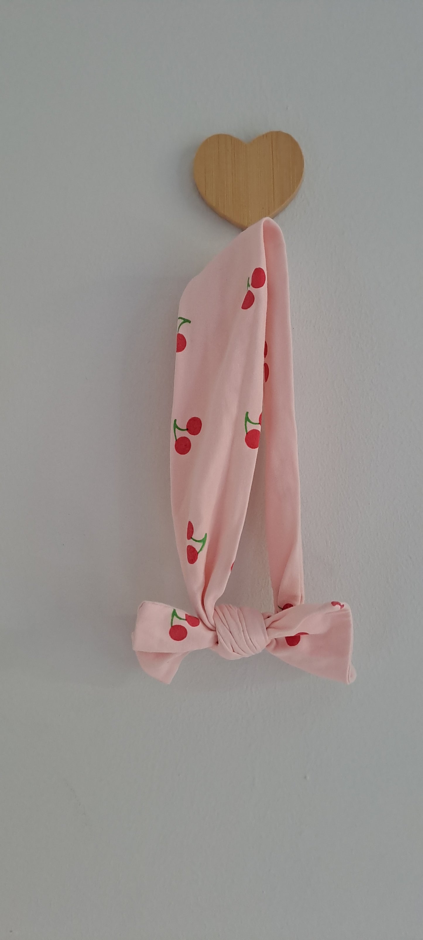 Woolworths Cherry Print Cotton Adjustable Bow Headband Kids