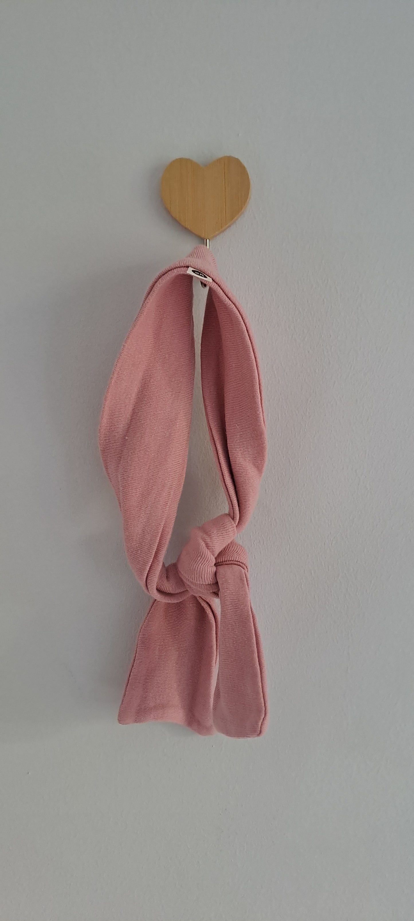 OR Plain Mauve Cotton Adjustable Bow Headband Kids