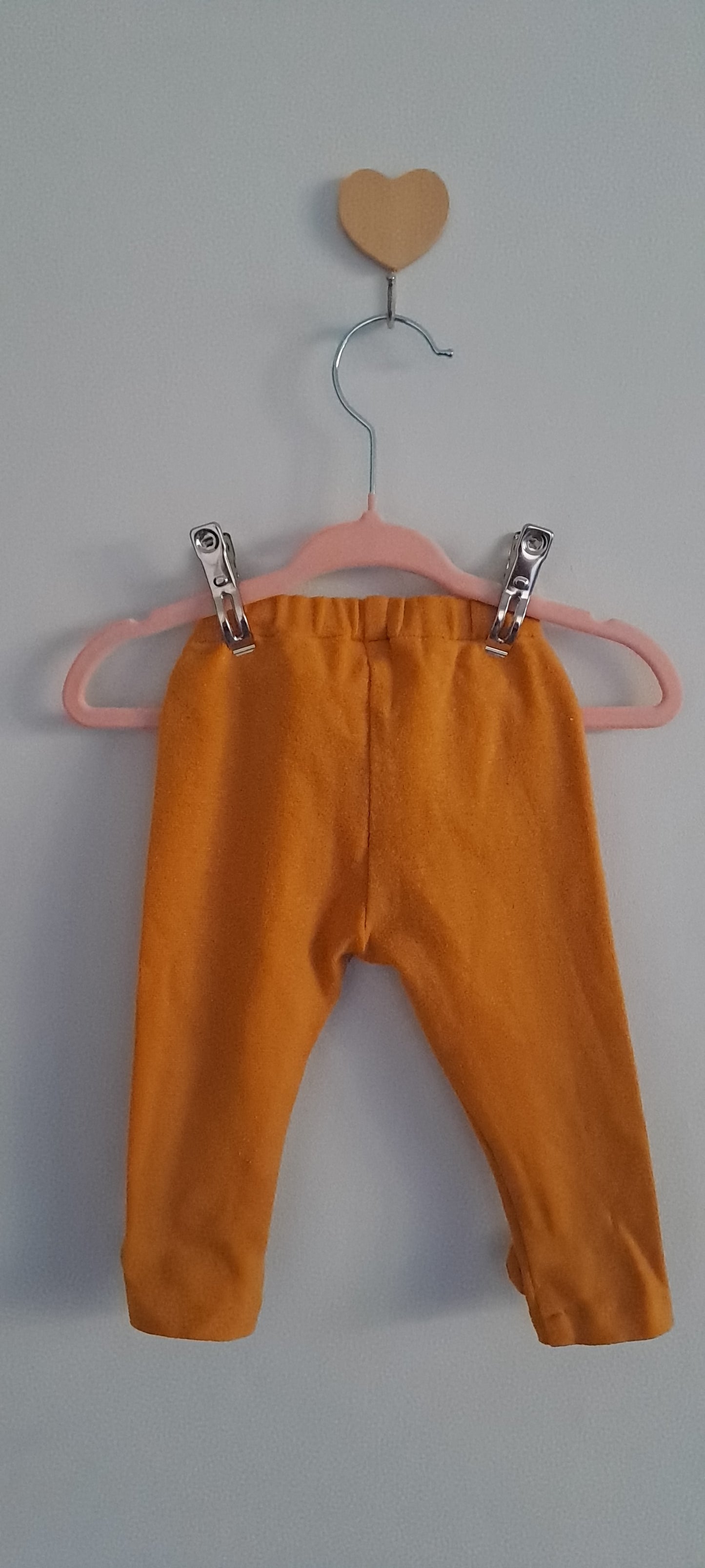 Rosie Bee Baby Girls' Mustard Leggings with Bow Detail 3-6 Months