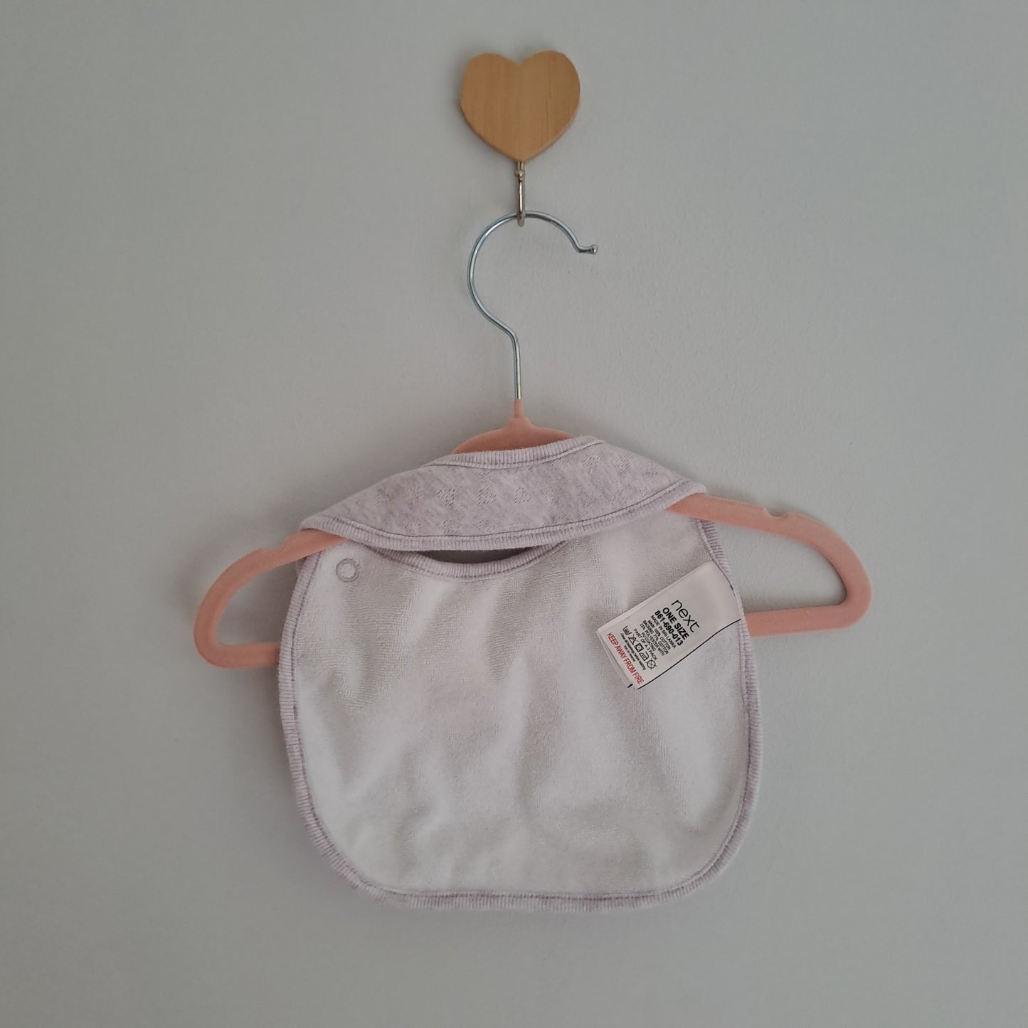 Next Baby Girls Embroidered Hedgehog Floral Bib – One Size