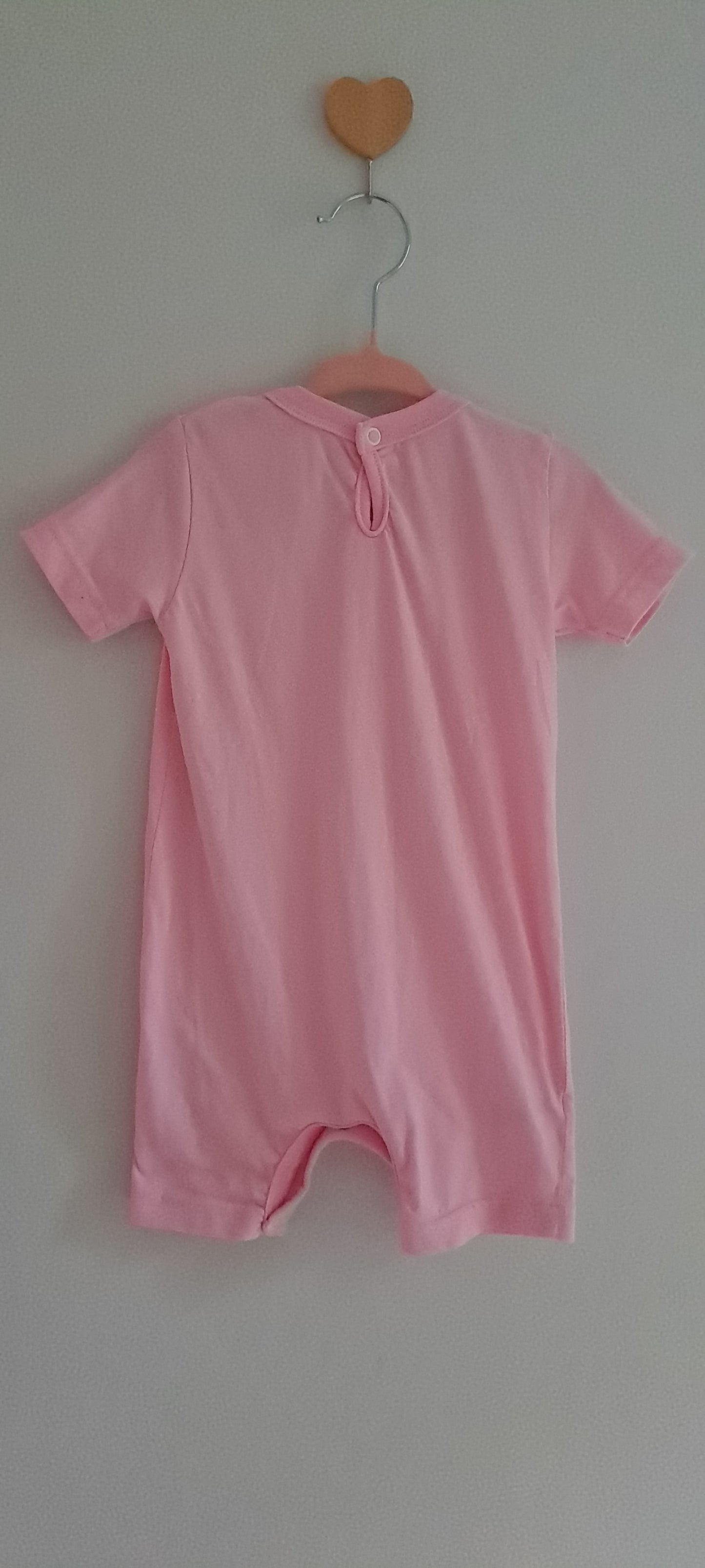 Woolworths "Party with my Aunty" Pink Summer Romper 6-12 Months