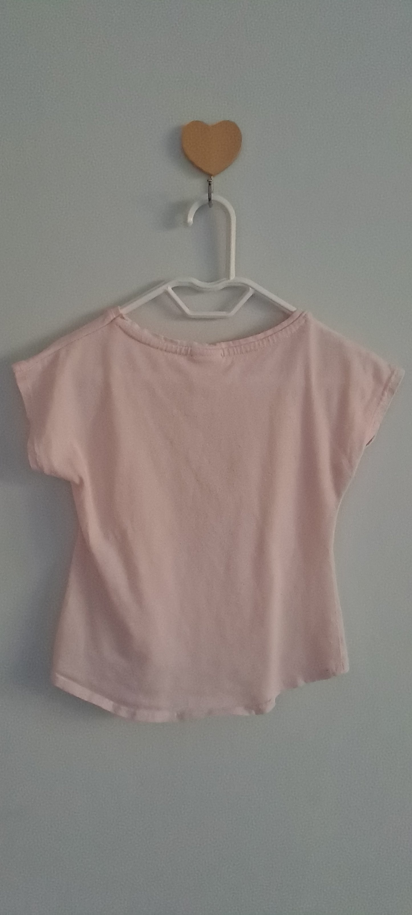 Zara Baby Girl Pink Alphabet Graphic Cotton T-Shirt 9-12 Months
