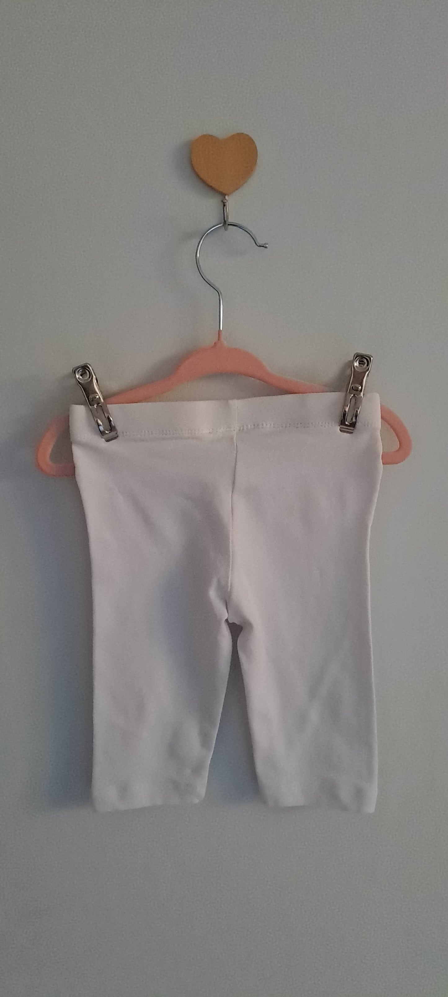 Real Kids Girls Plain White Leggings 2-3 Years