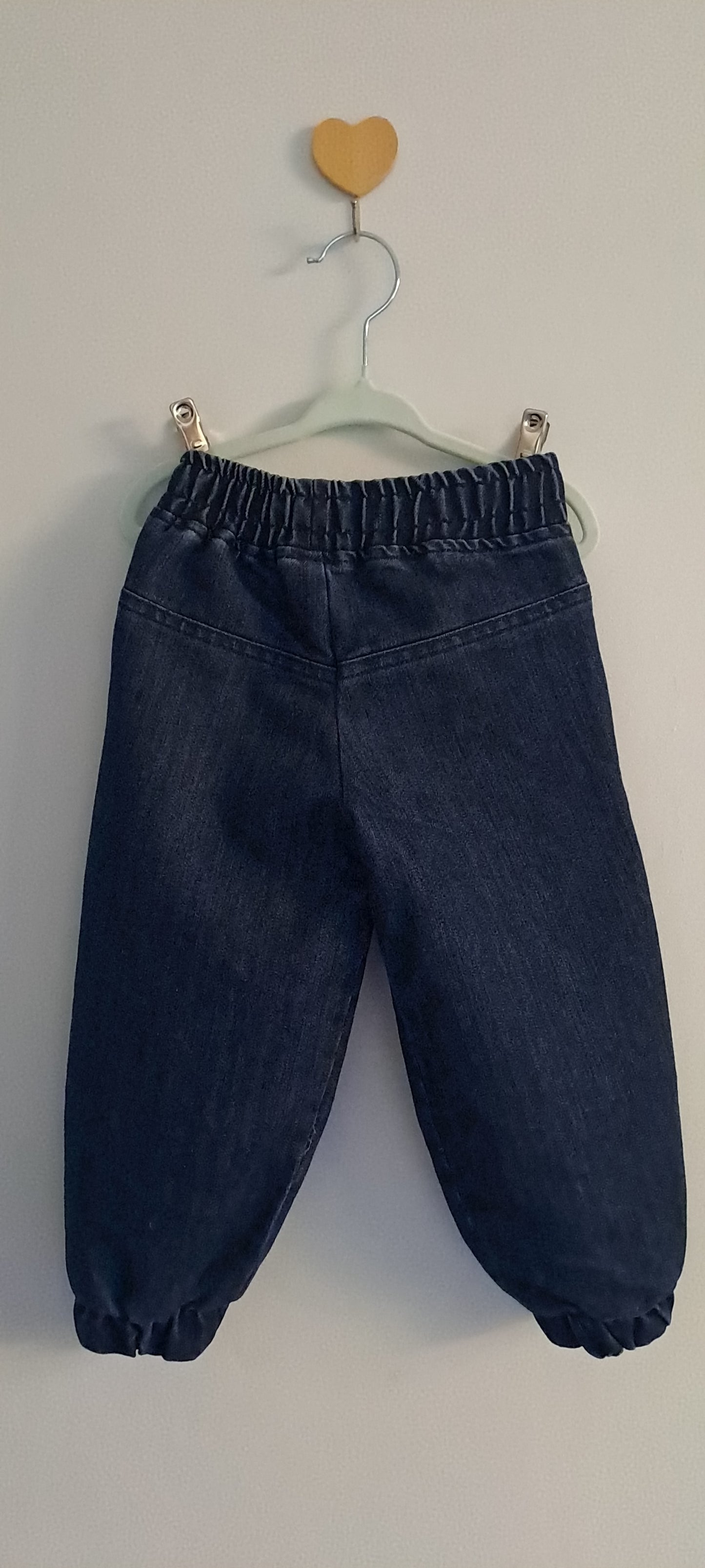 Jet Dark Wash Utility Denim Jeans 1-2 Years