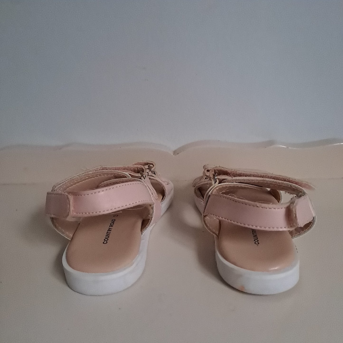 Country Road Kids Light Pink Double-Strap Sporty Sandals UK/SA 6 (EU 23)