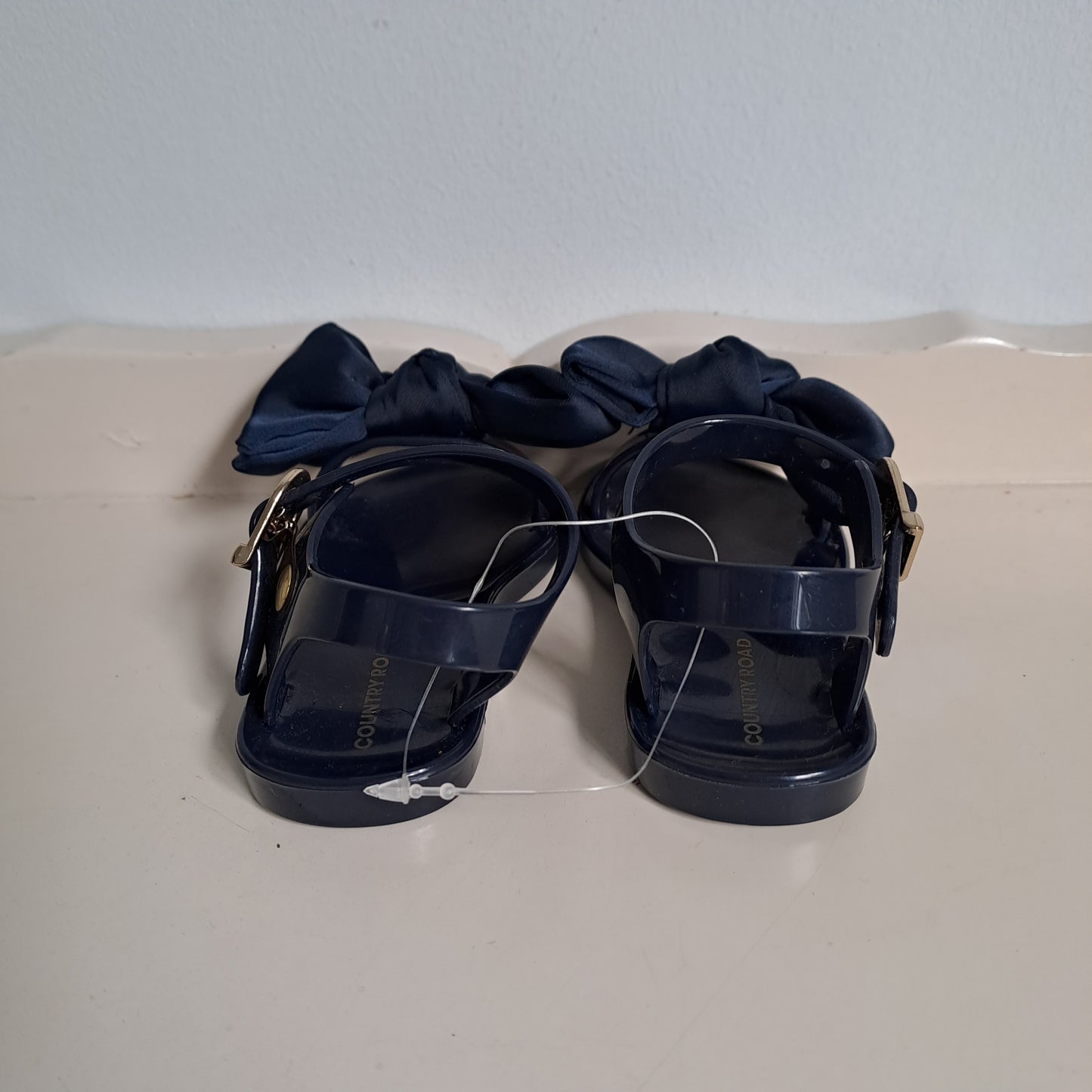 Country Road Kids Navy Bow Jelly Sandals UK/SA 2.5 (EU 18)