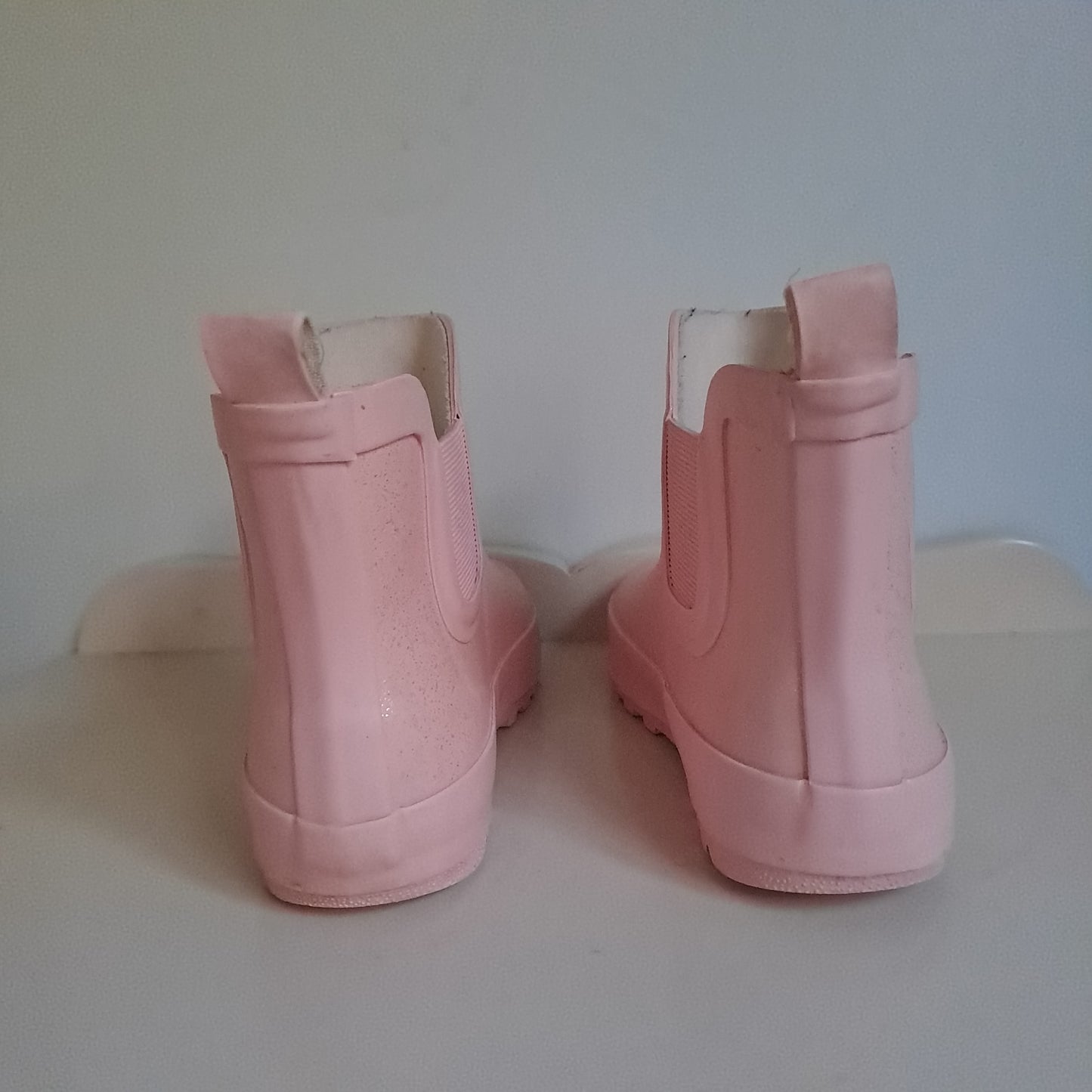 Woolworths Kids Pastel Pink Glitter Gumboots / Rain Boots Size 12