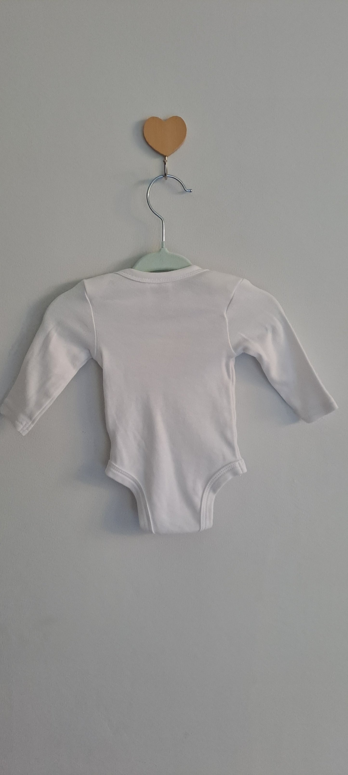 Cuddlesome Newborn 100% Cotton Afrikaans Slogan Long-Sleeve Bodysuit White