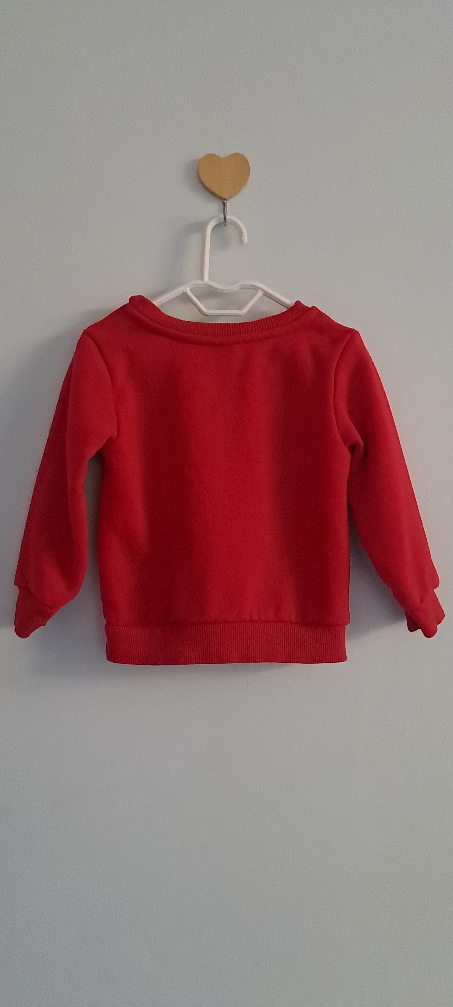 Naartjie Red Race Car Graphic Sweatshirt 12-18 Months