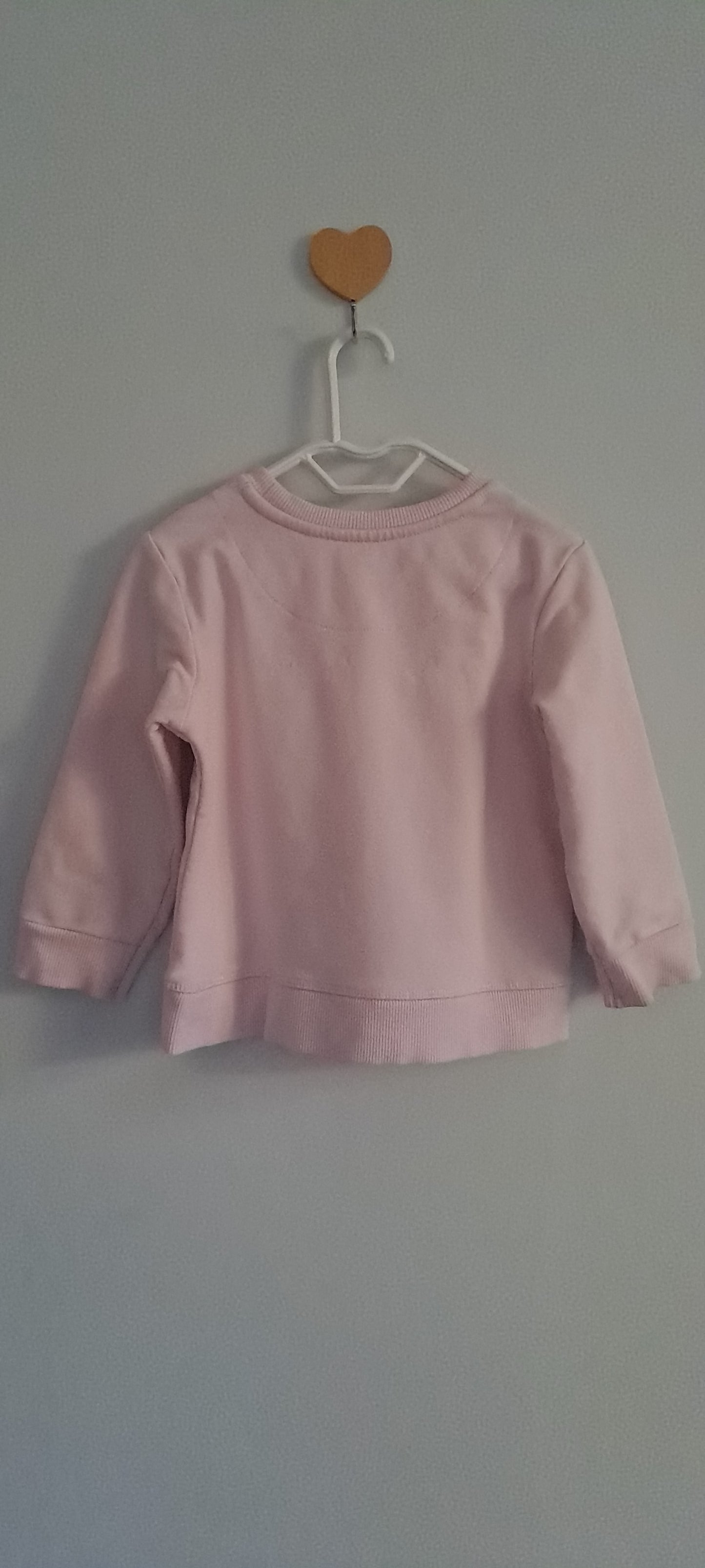 Woolworths WooliesBabes Pink Bunny & 3D Butterfly Sweatshirt 12-18 Months