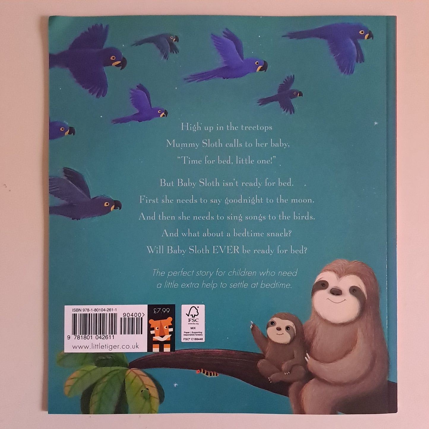Bedtime for Baby Sloth – Danielle McLean & Sarah Ward (Paperback Picture Book)
