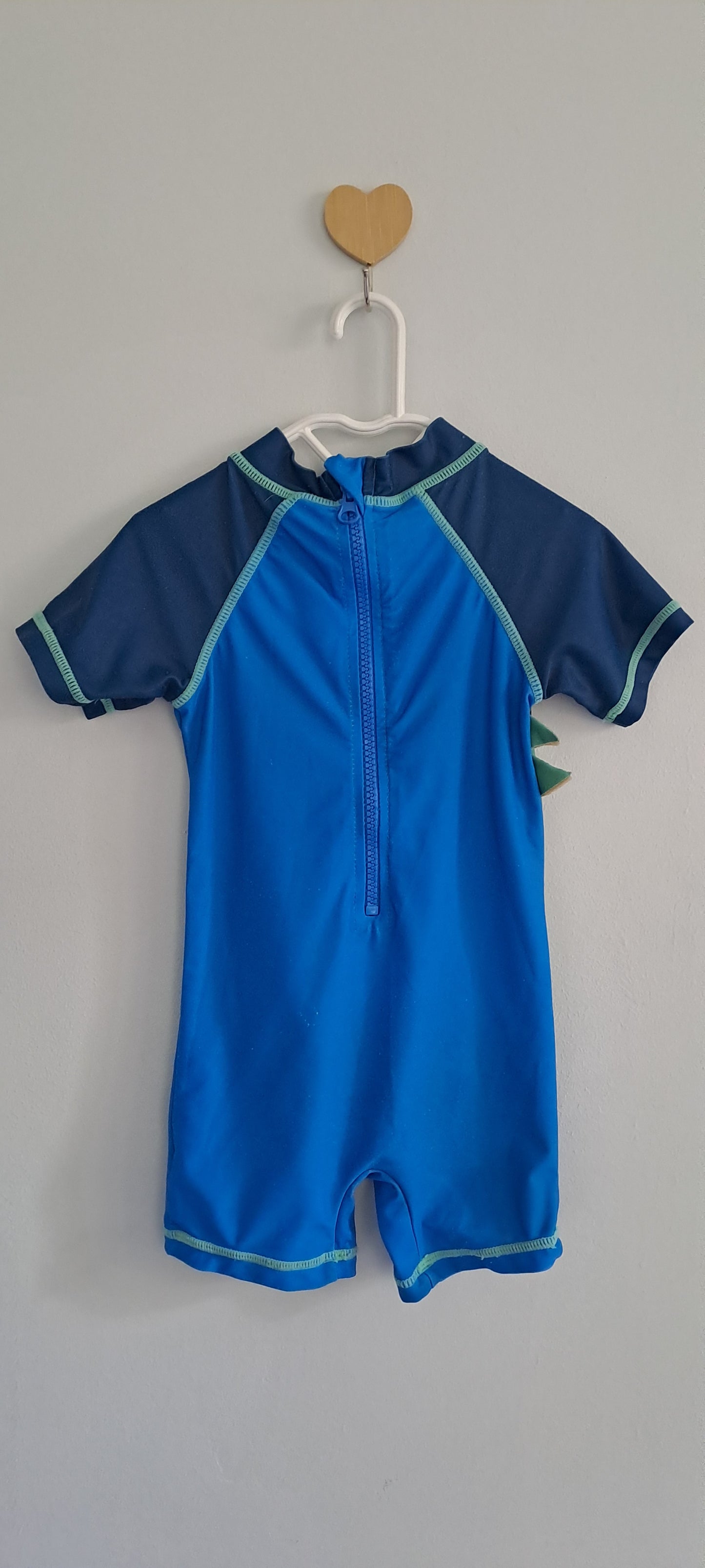 Real Kids Dinosaur One-Piece Rash Vest Swimsuit 1-2 Years