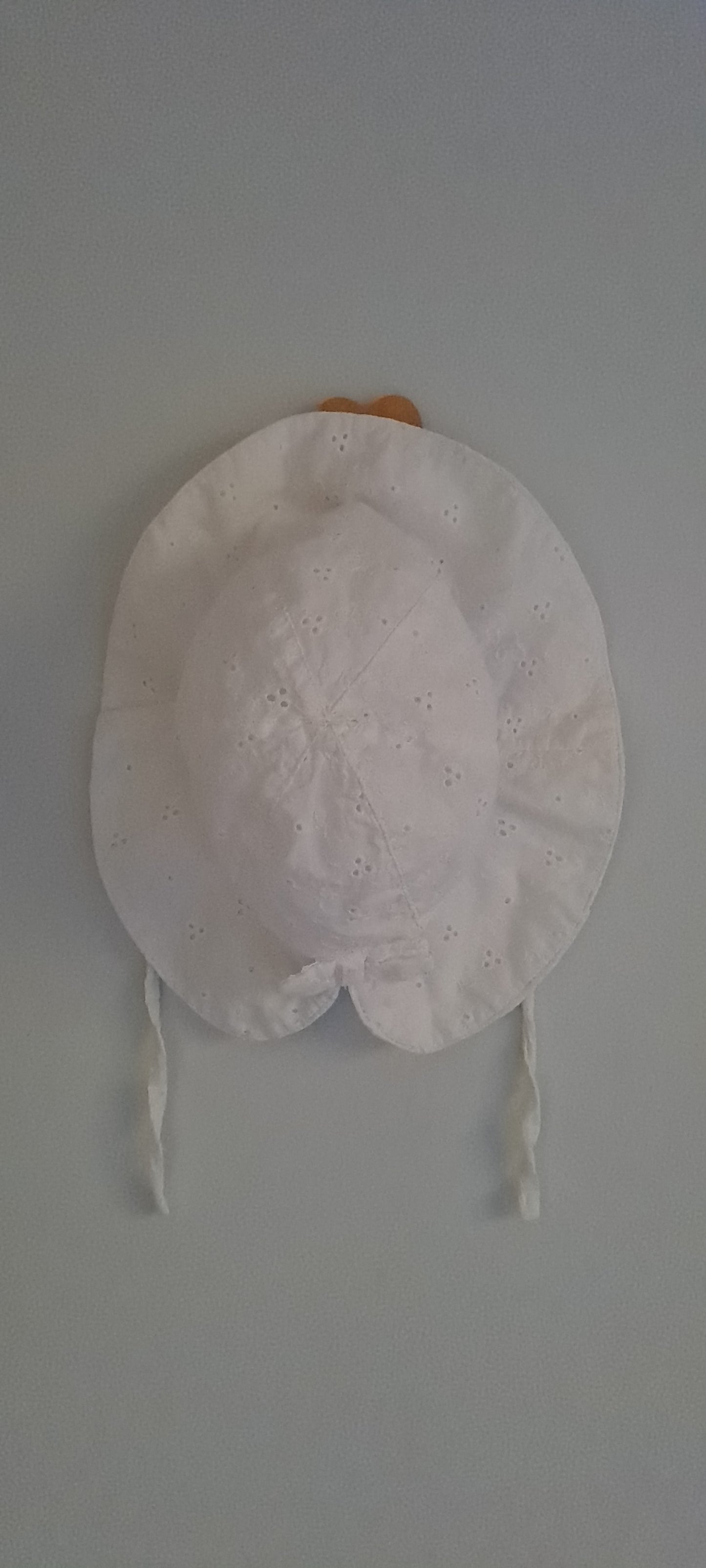 H&M Baby Girls White Broderie Anglaise Eyelet Sun Hat 9-12 Months