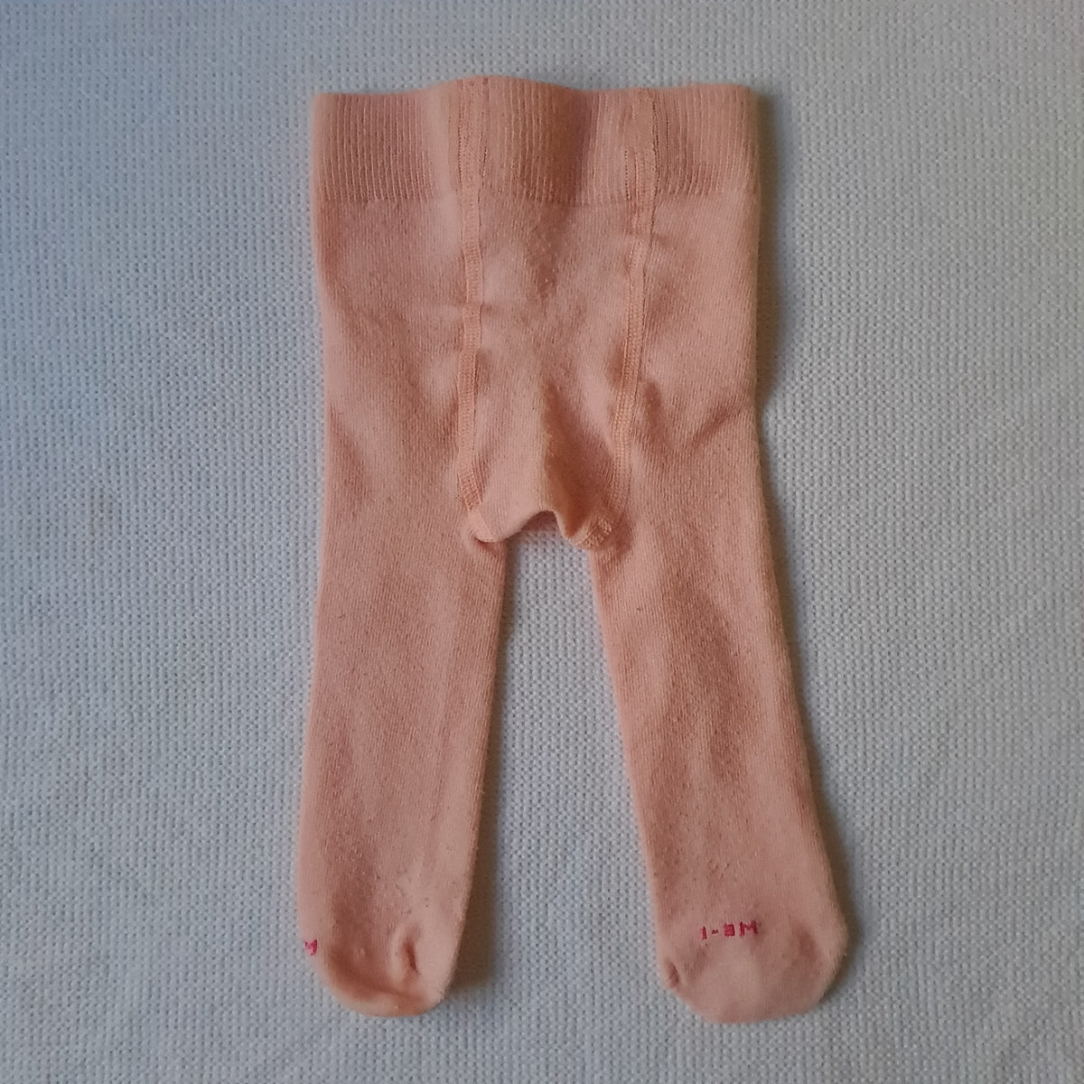 Woolworths Baby Girl Light Pink Knit Footed Cotton Tights (0-3 Months)