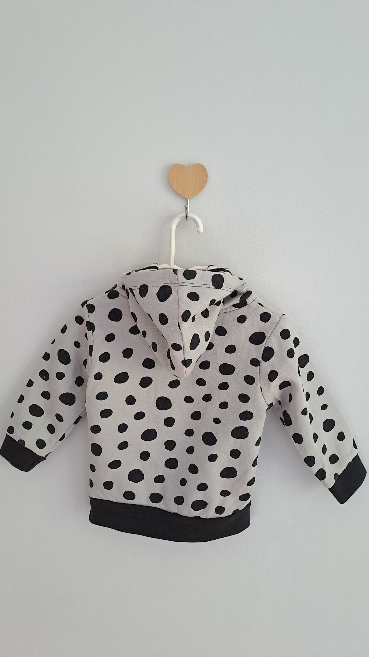 Long Sleeve Zipped Hoodie, Turtledove London, 6-12 months