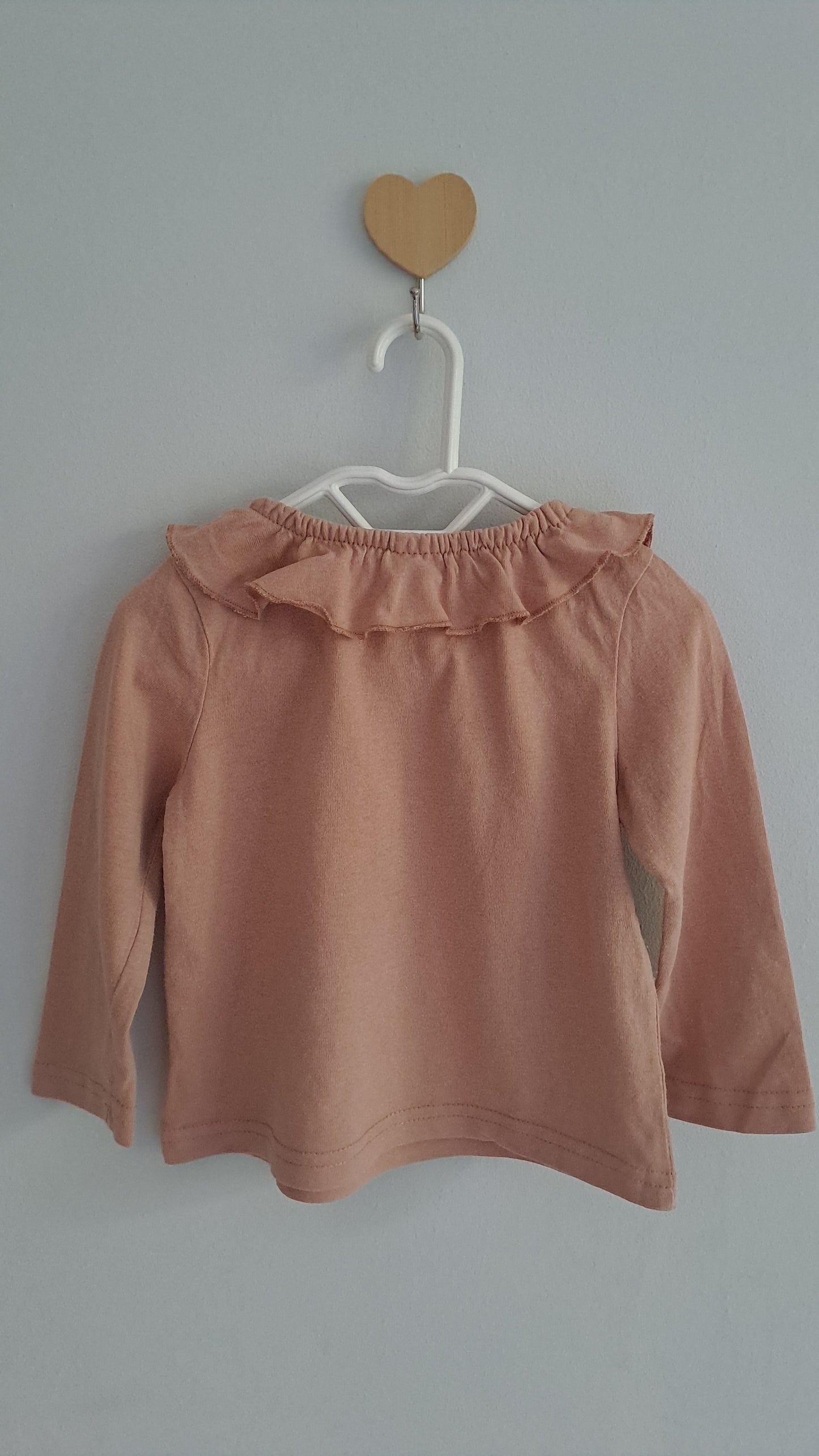 Clay Ackermans Longsleeved Top with Frilled Neck 6-12 Months