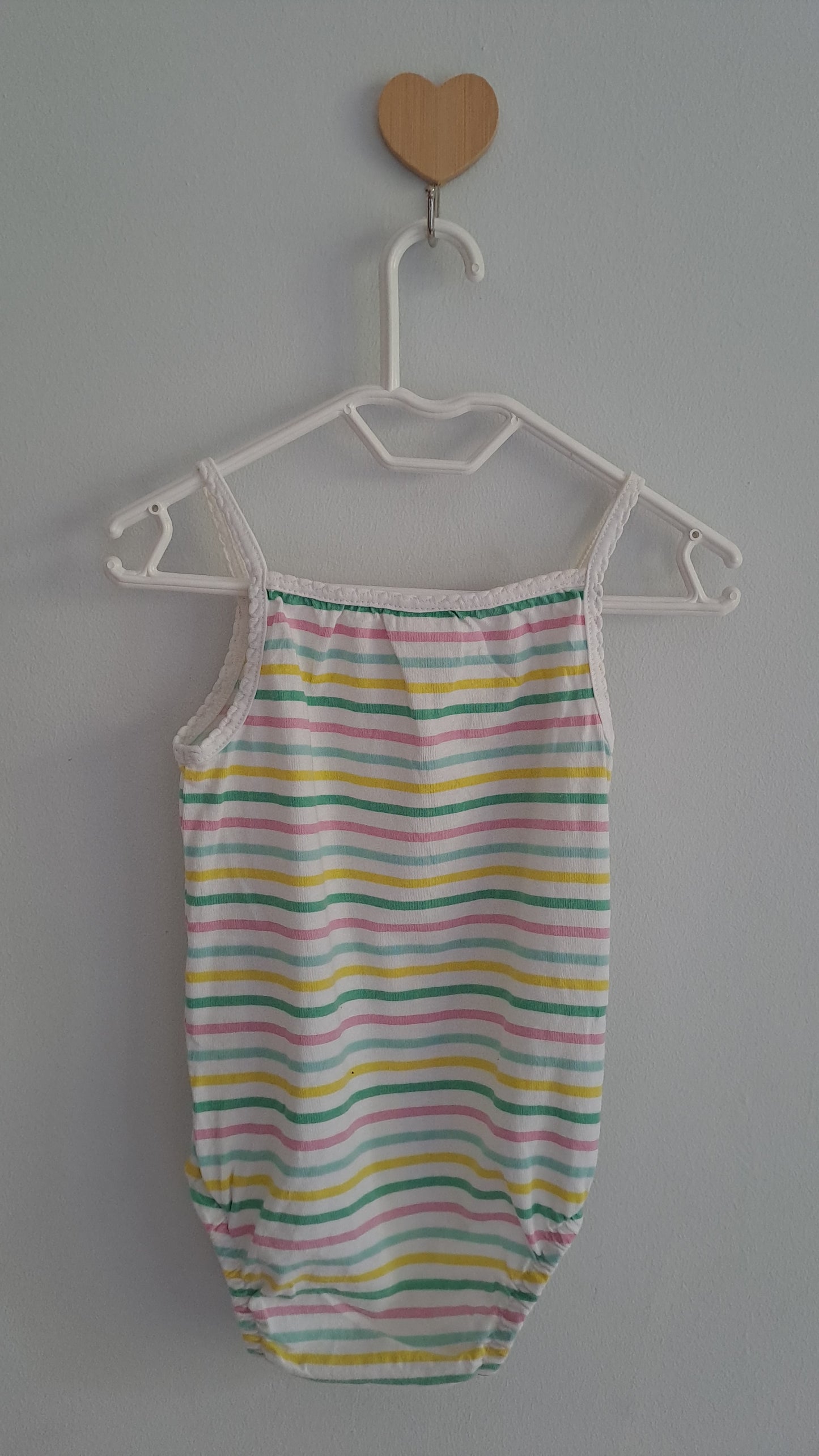 Pastel Striped Onesie H&M 4-6 Months