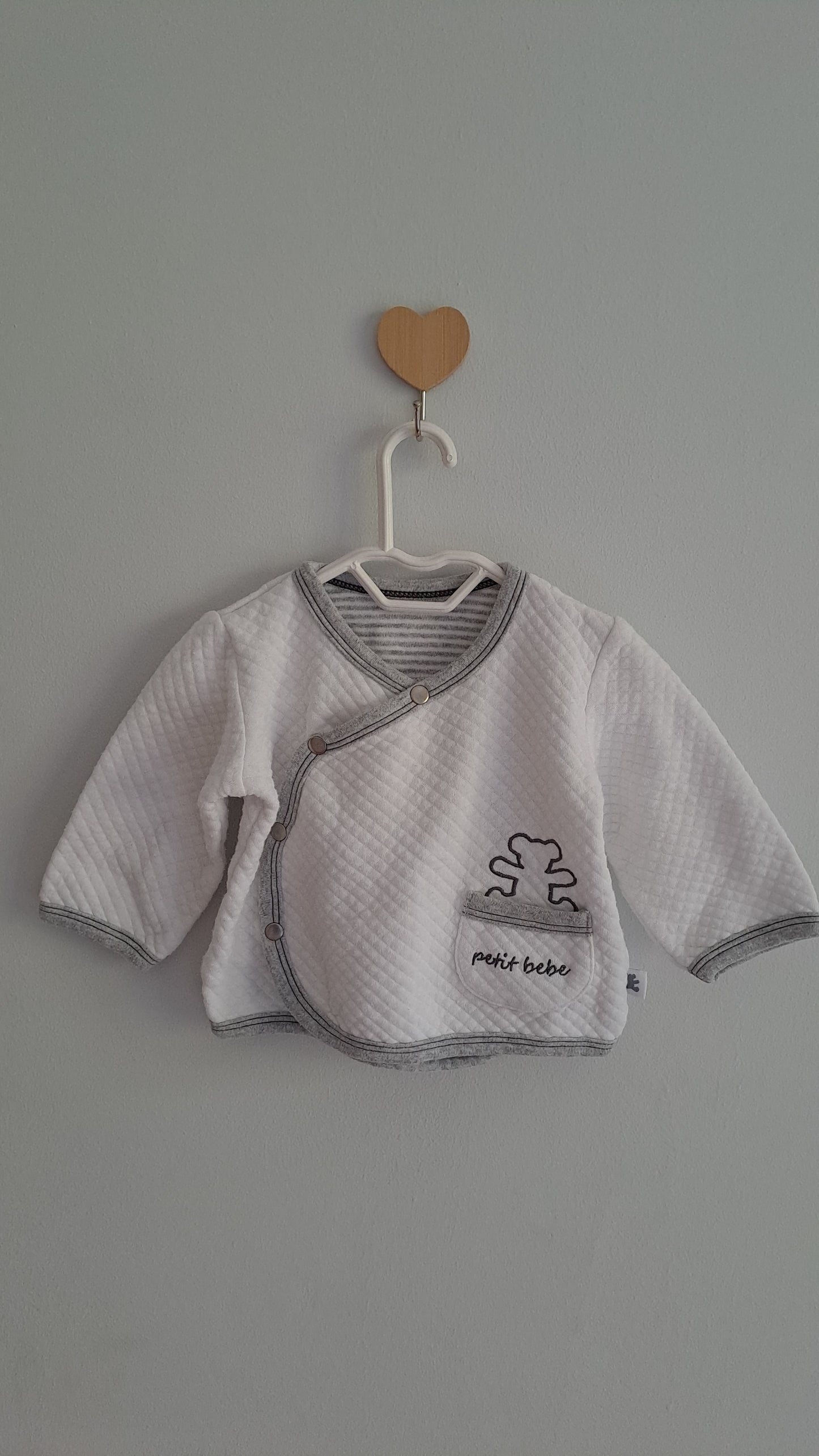 Long-sleeved Crossover Top Woolworths Babies 3-6 Months