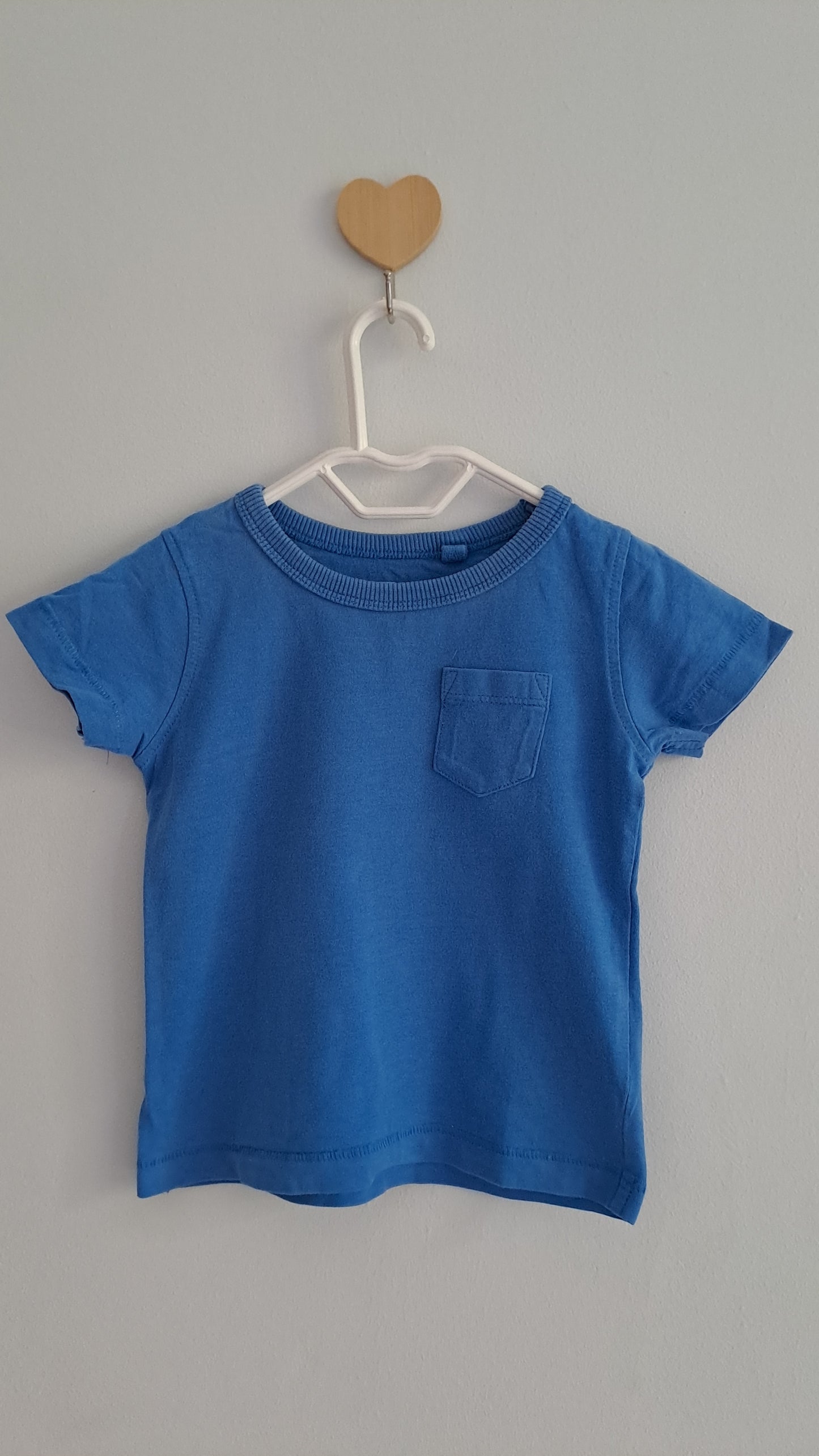 Blue Cotton Tee-Shirt Next 3-6 Months