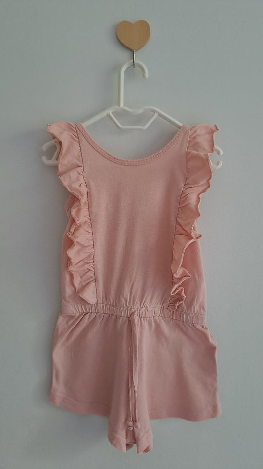 Girls Pink Ruffle Playsuit Pick n Pay 1-2 Years
