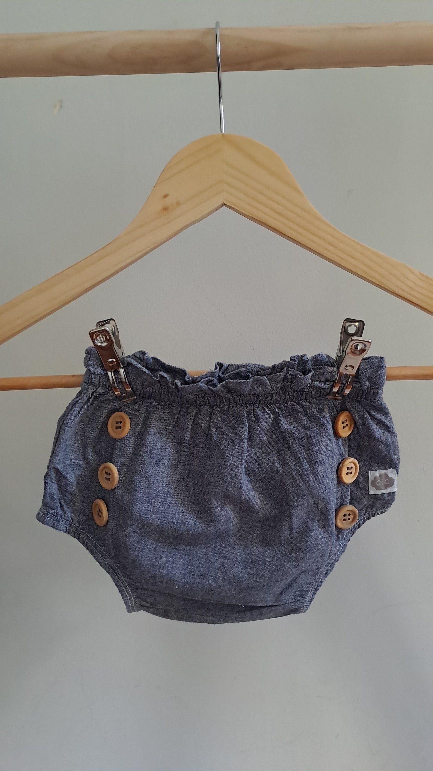 Denim Baby Bloomers or Nappy Cover Local Brand CFC 3-6 Months