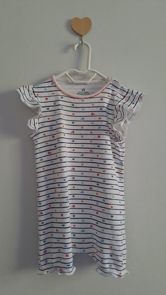 Floral Romper Next 9-12 Months