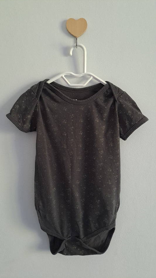 Black and White Floral Bodysuit Pick n Pay 6-12 Months