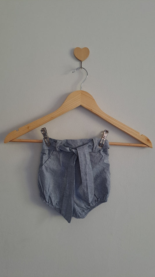 Chambray Shorts Forevav 12-18 Months